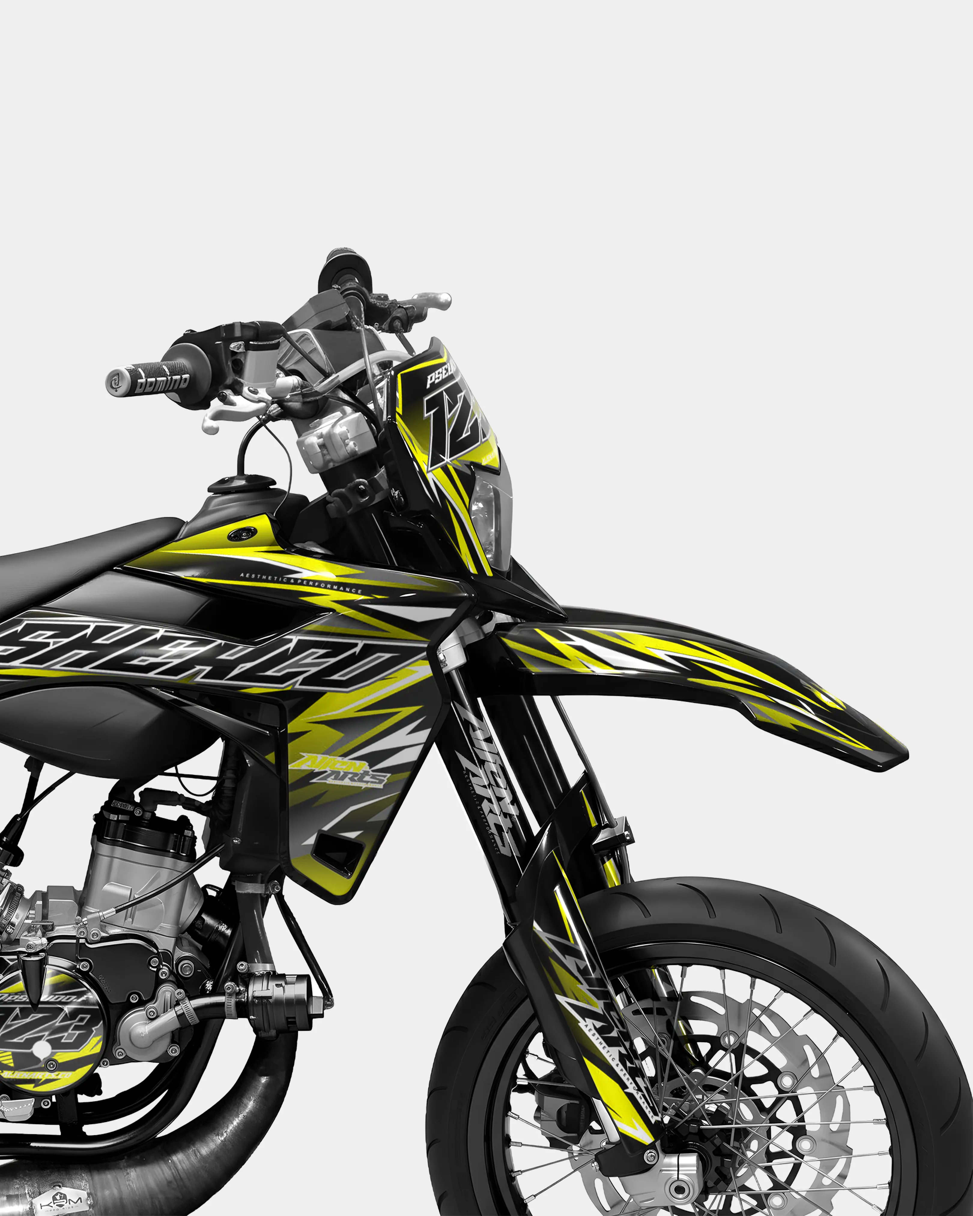 SENSO - Kit deco SHERCO 50cc - Jaune - Image 3