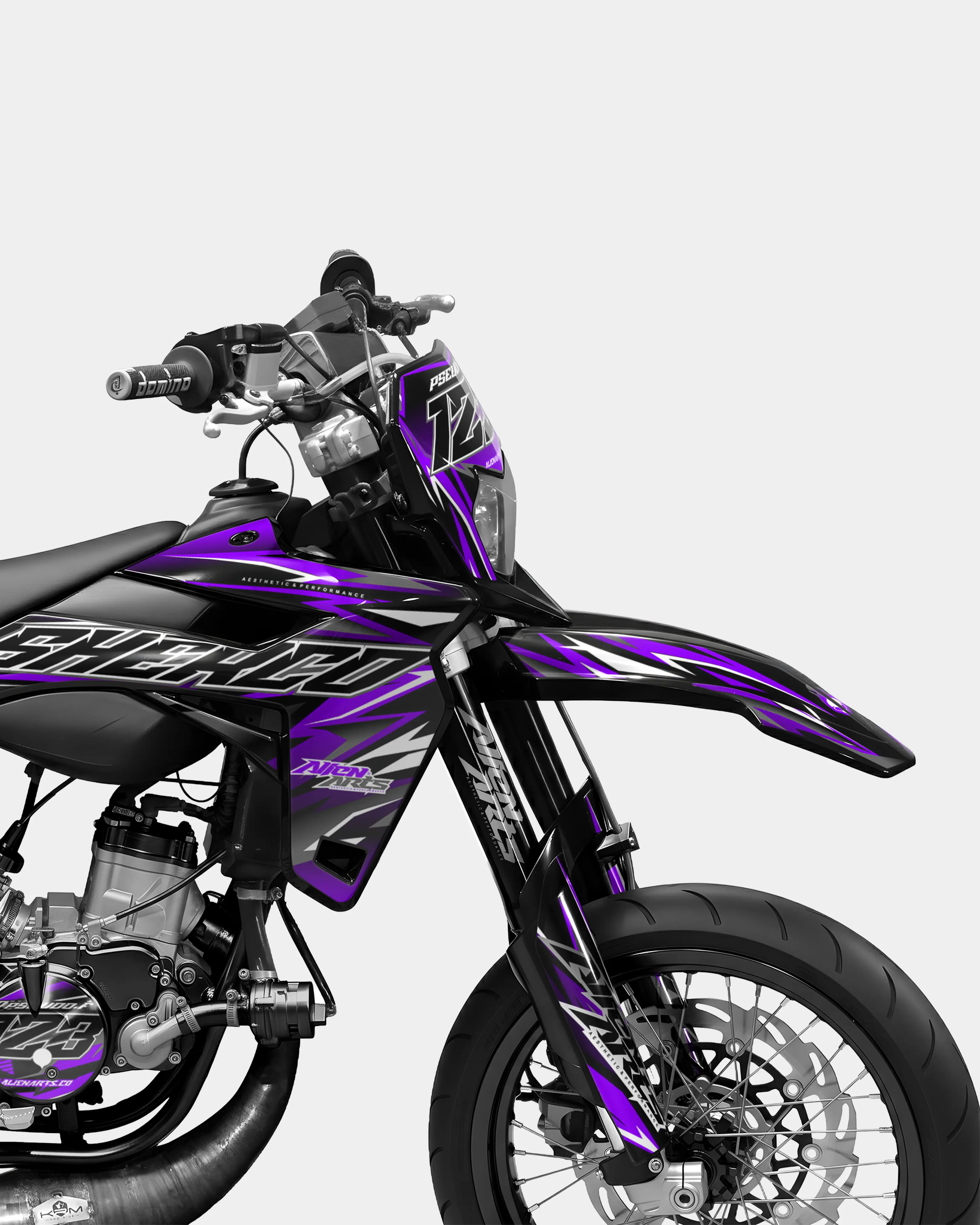 SENSO - Kit deco SHERCO 50cc - Violet - Image 3