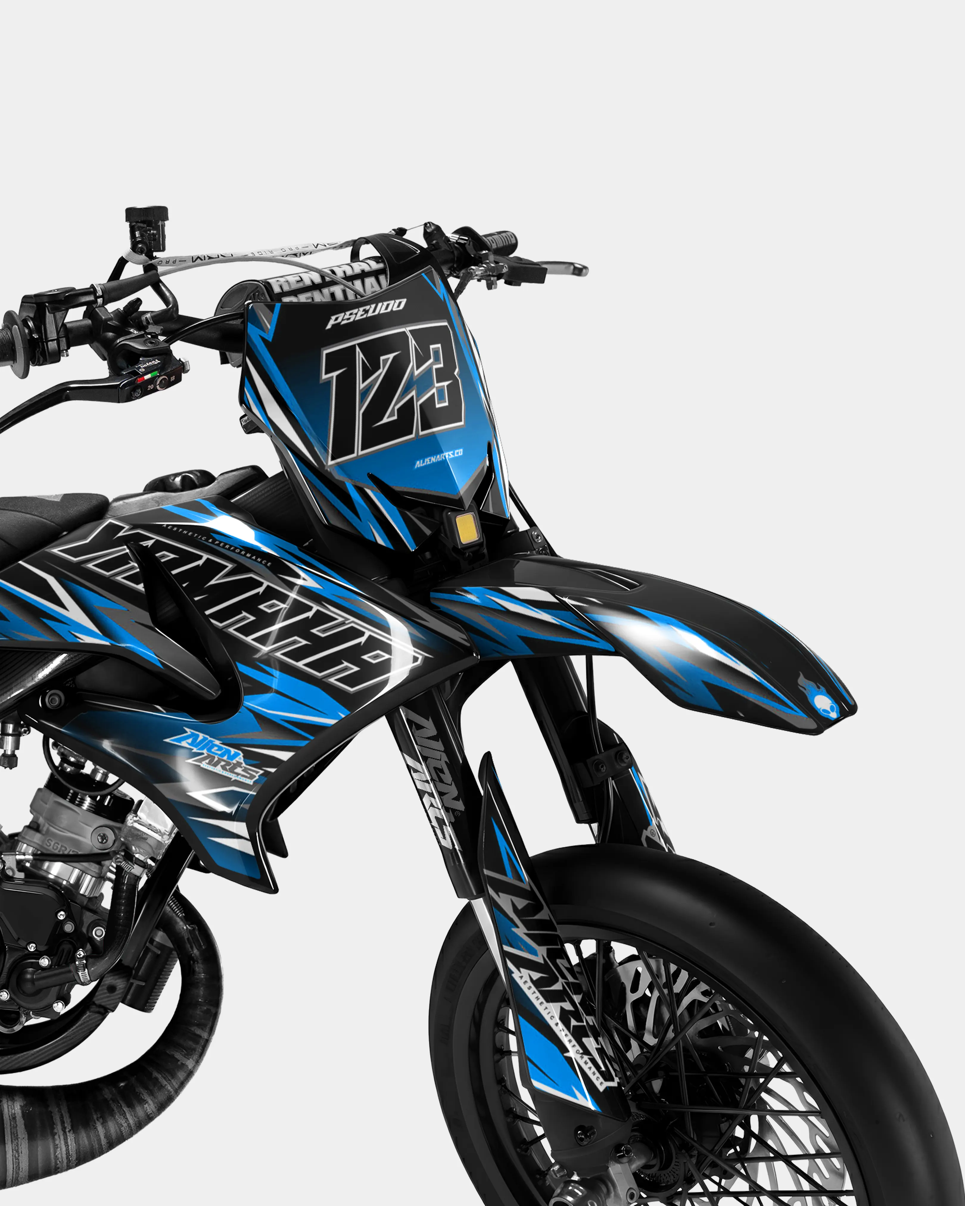 SENSO - Kit deco YAMAHA DT 50cc - Bleu - Image 2