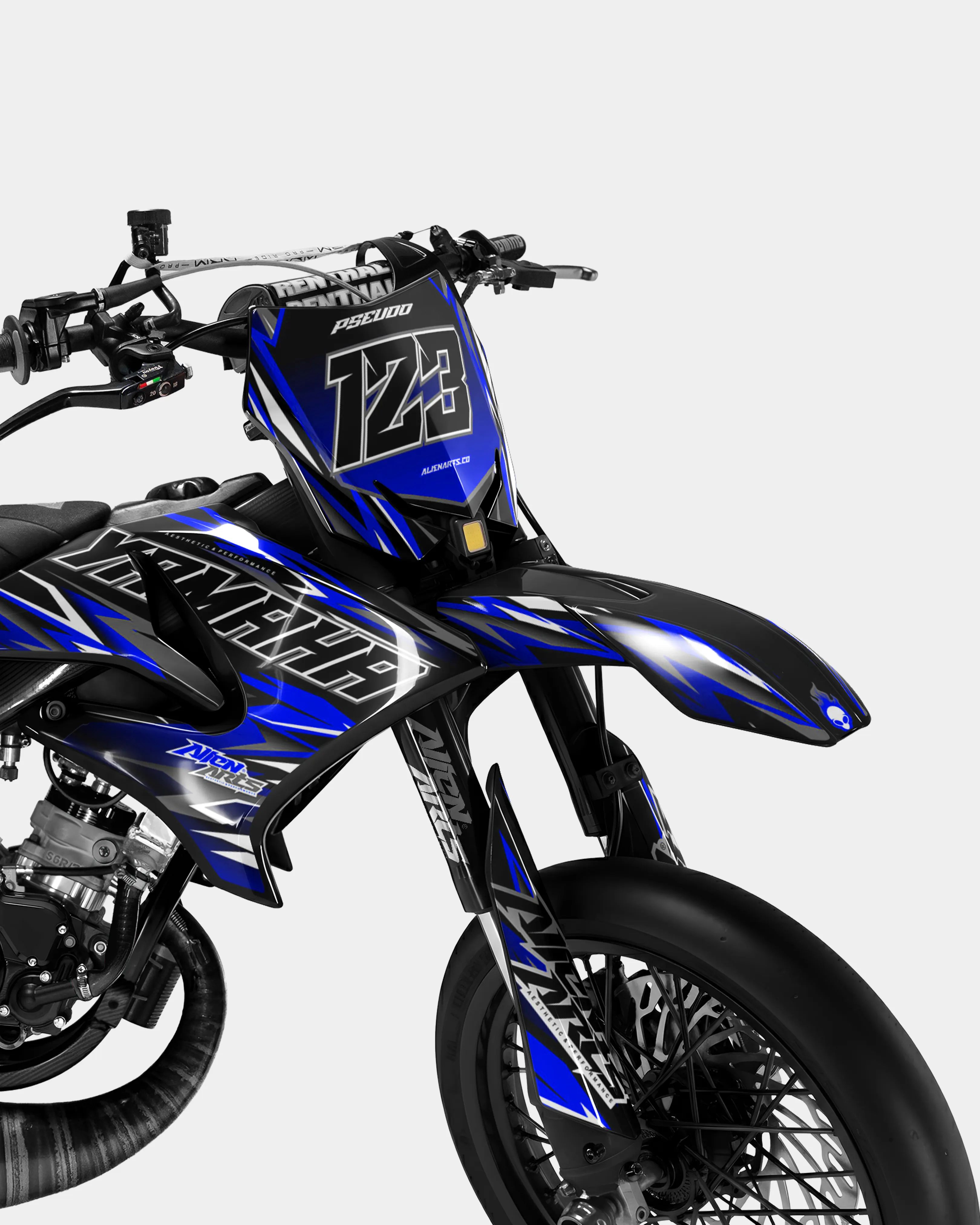 SENSO - Kit deco YAMAHA DT 50cc - Bleu foncé - Image 2