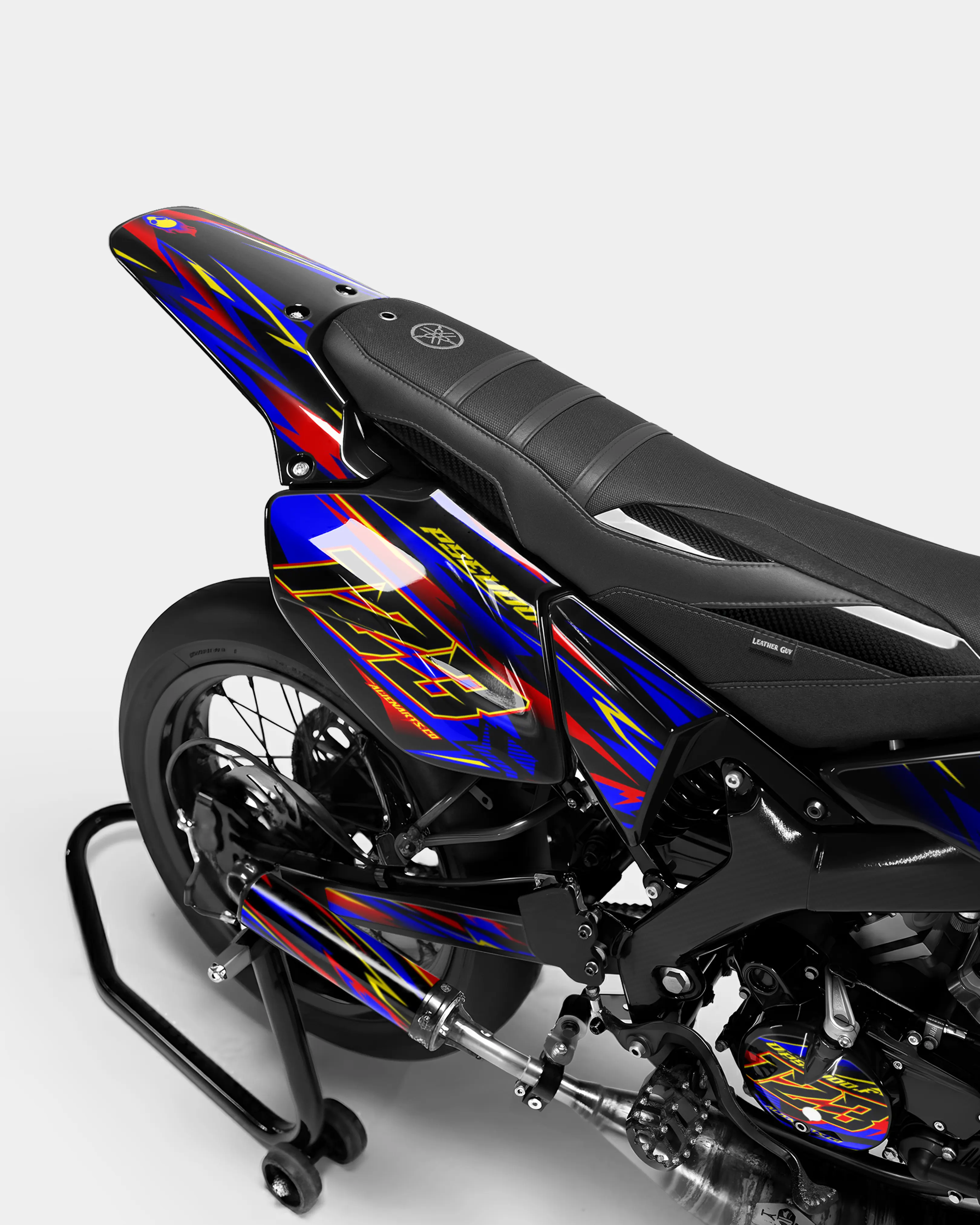 SENSO - Kit deco YAMAHA DT 50cc - Rouge Bleu - Image 3
