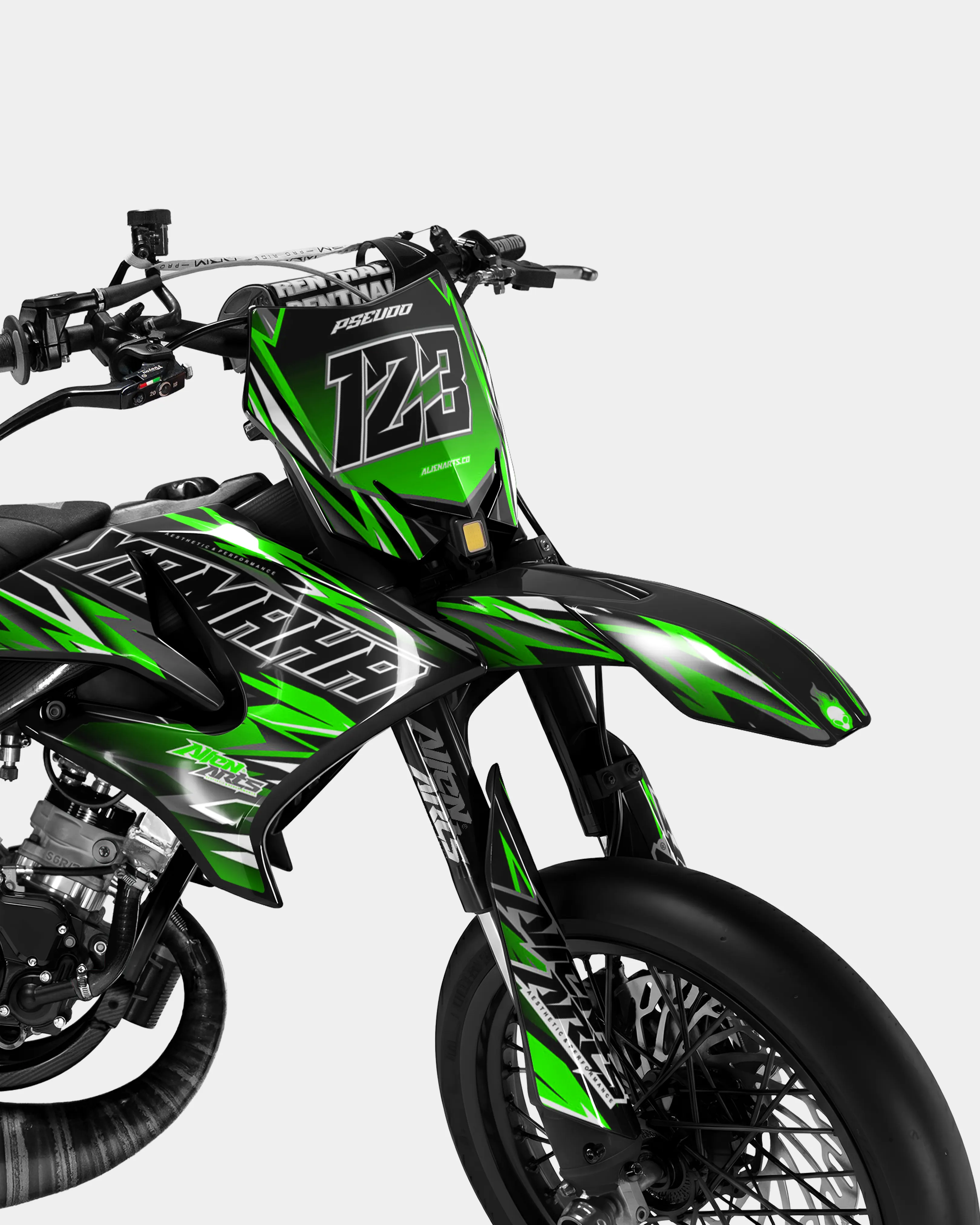 SENSO - Kit deco YAMAHA DT 50cc - Vert - Image 2