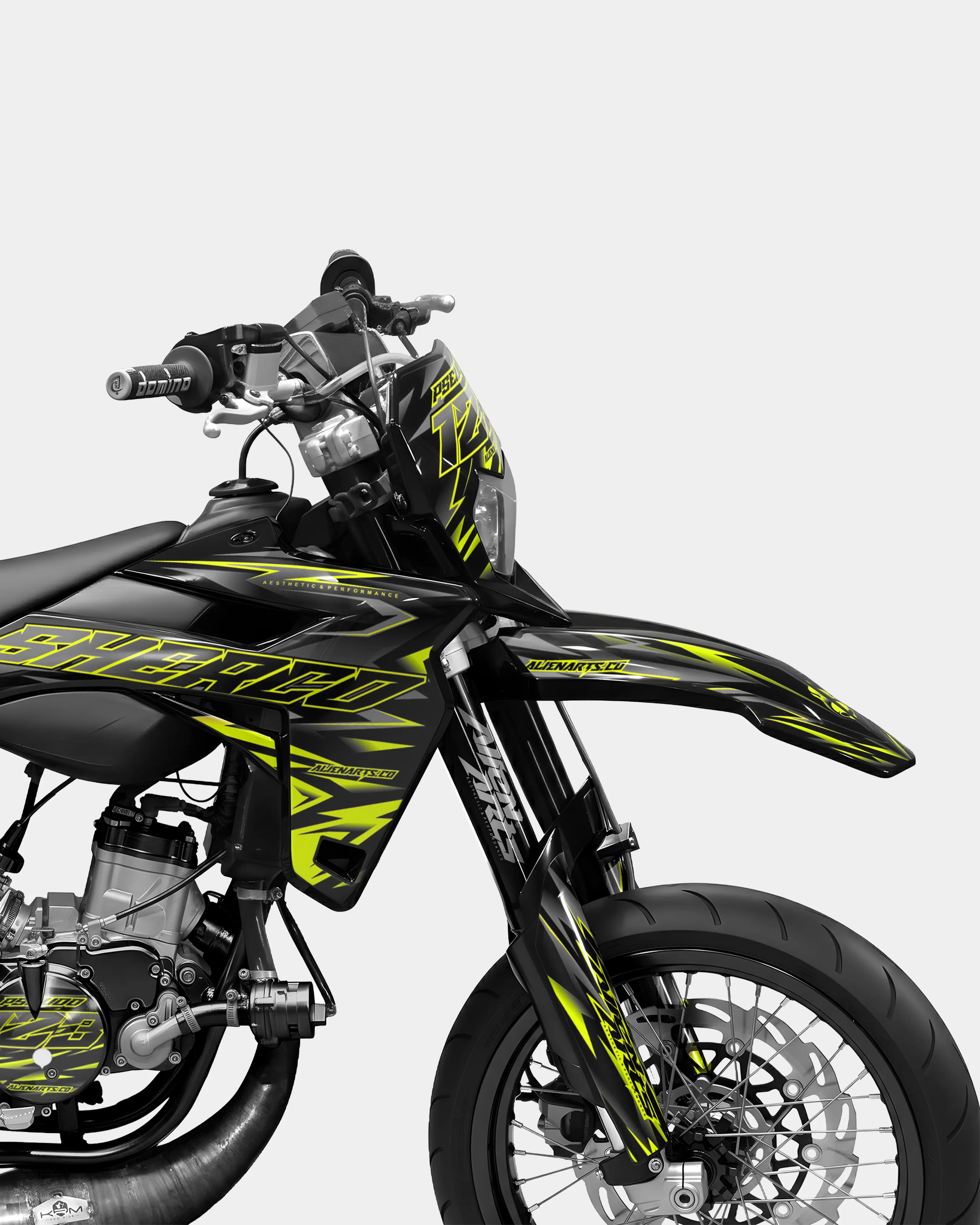 SORAE - Kit deco SHERCO 50cc - Gris - Image 3