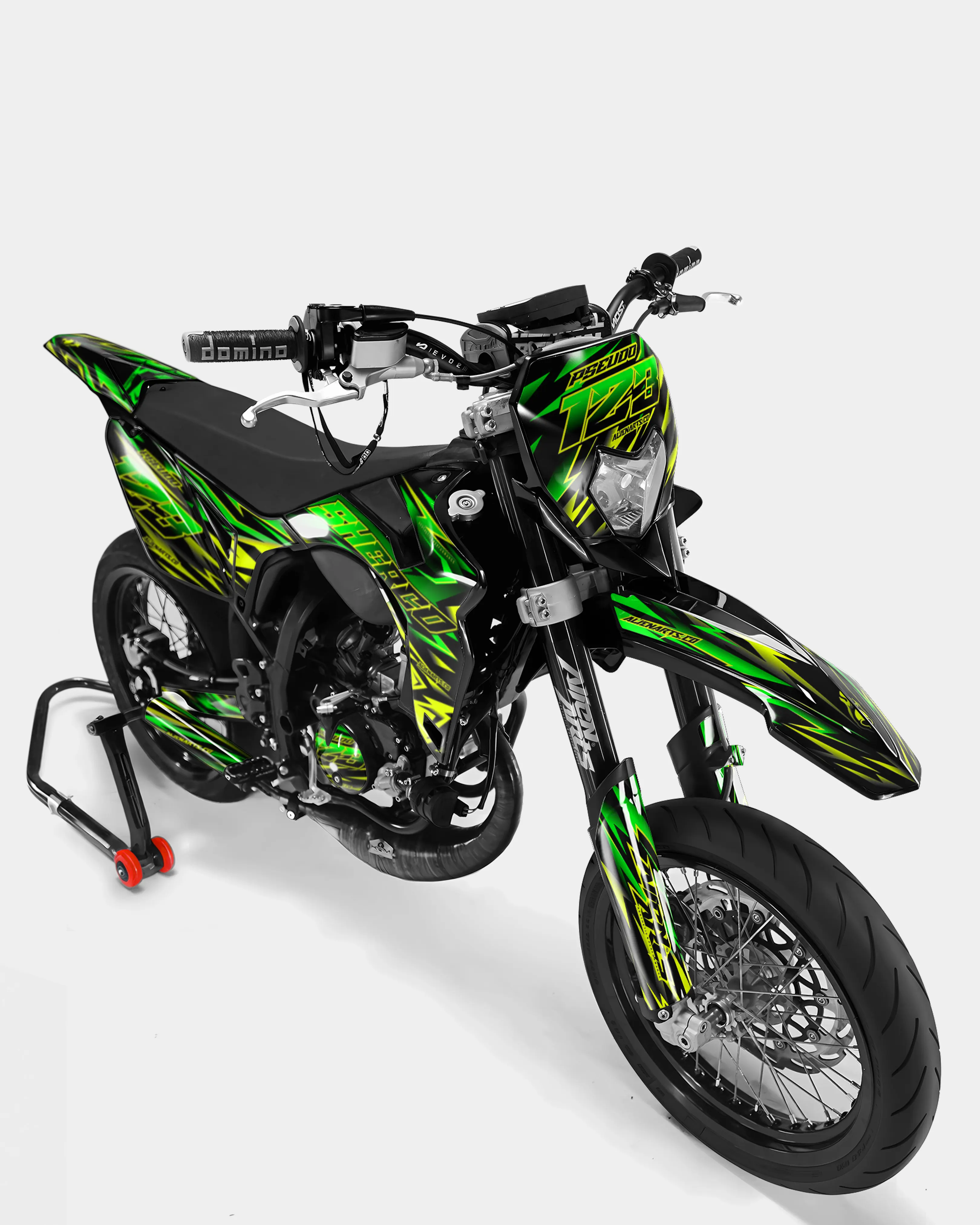 SORAE - Kit deco SHERCO 50cc - Vert - Image 2