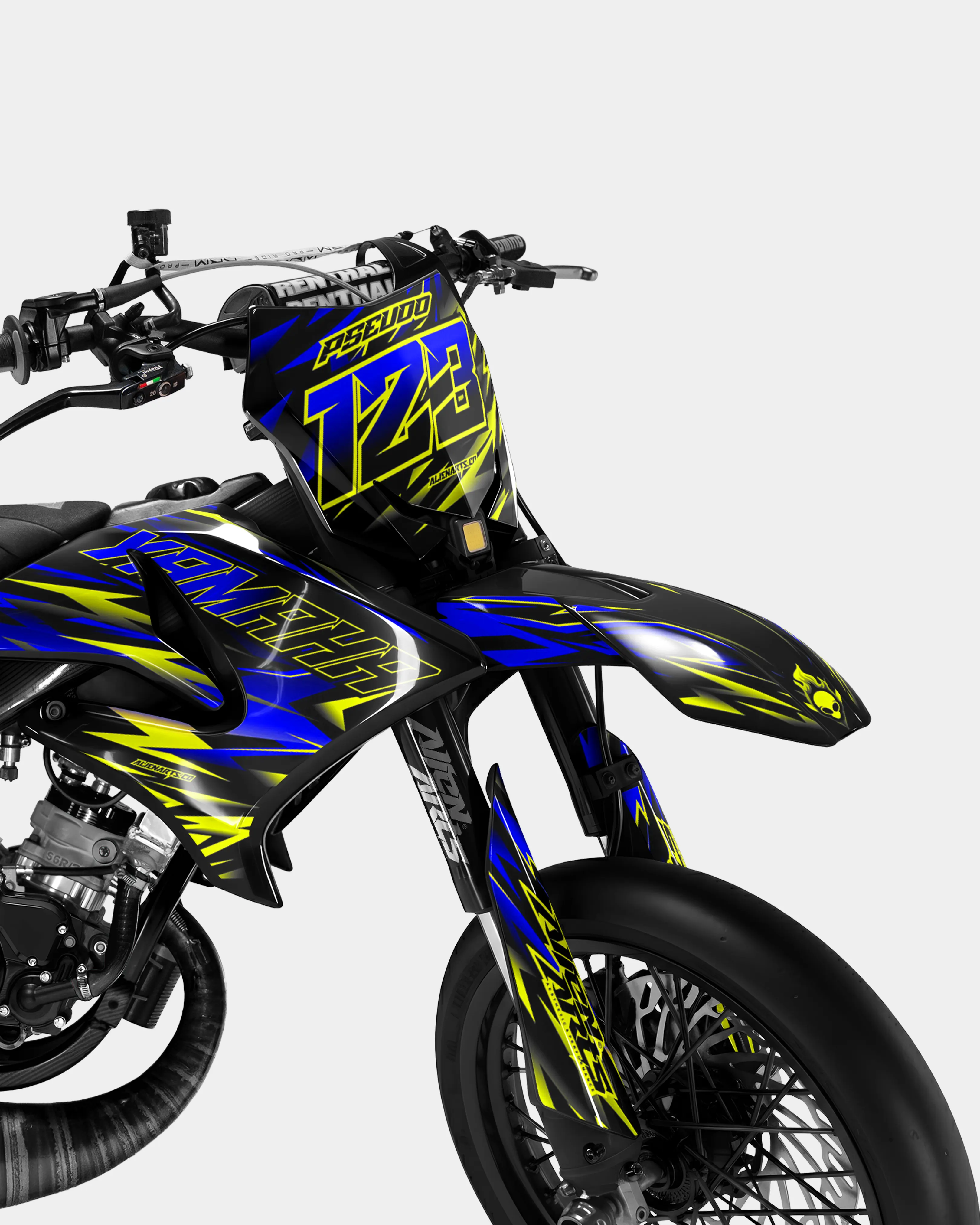 SORAE - Kit deco YAMAHA DT 50cc - Bleu foncé - Image 2