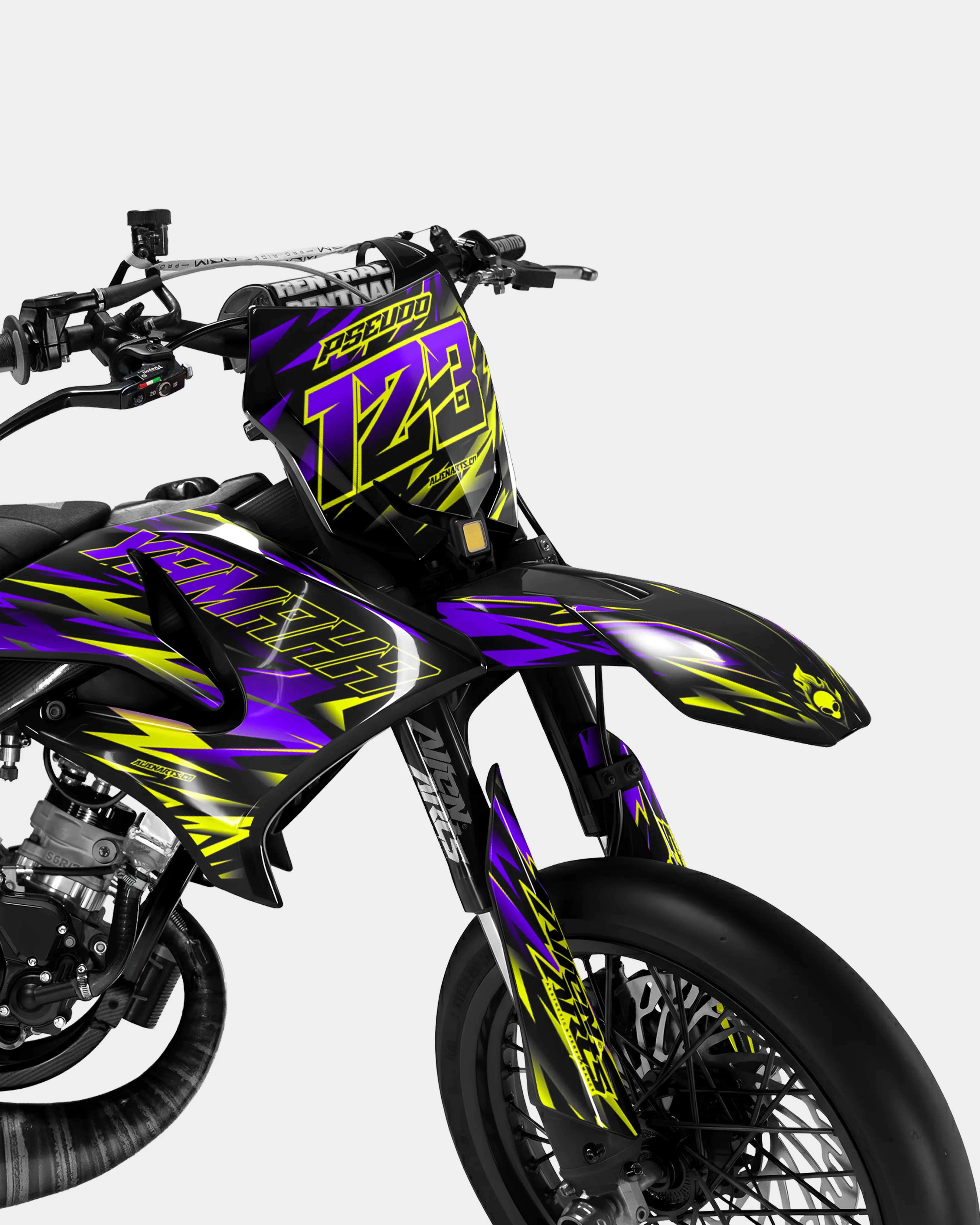 SORAE - Kit deco YAMAHA DT 50cc - Violet - Image 2