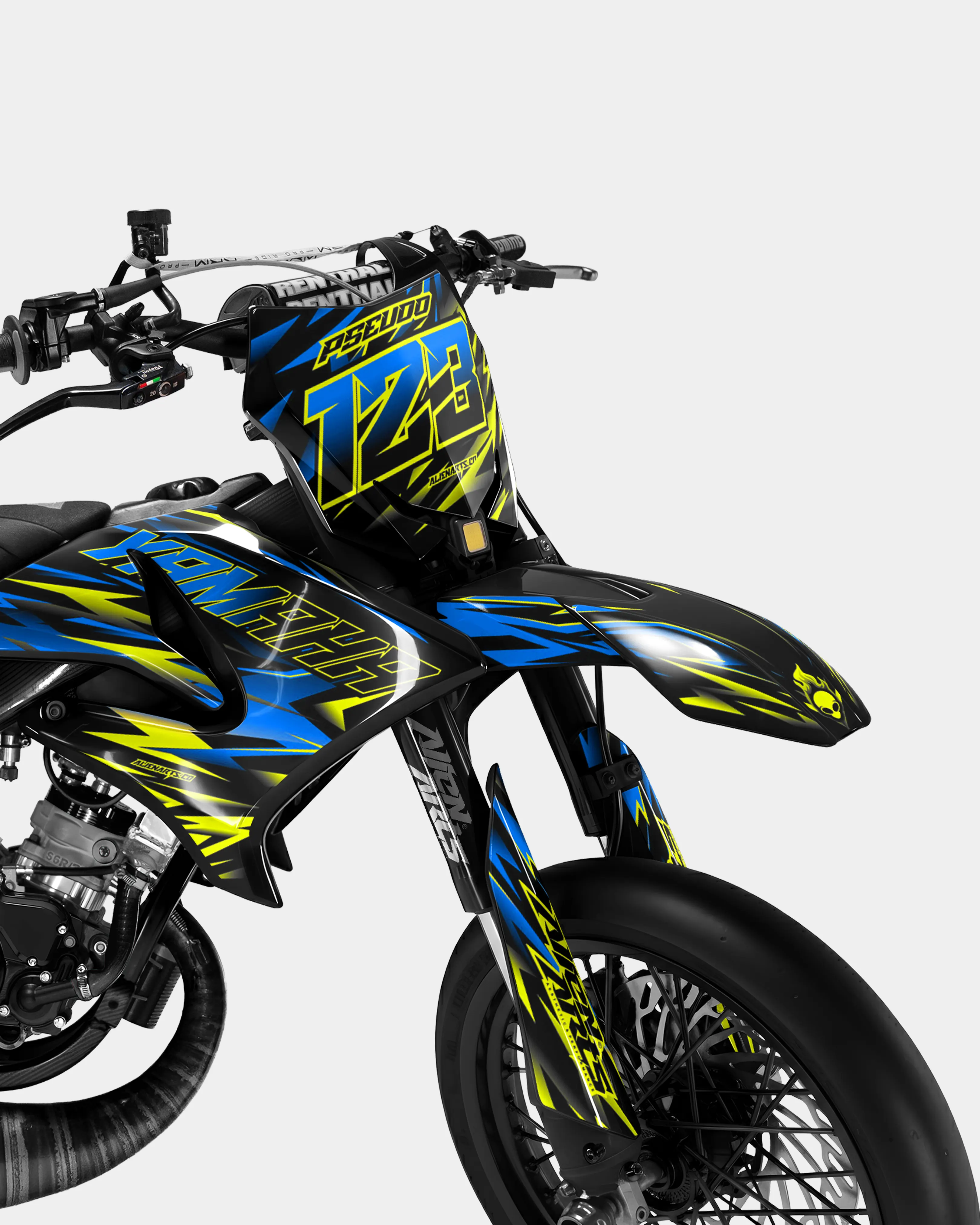 SORAE - Kit deco YAMAHA DT 50cc - Bleu - Image 2