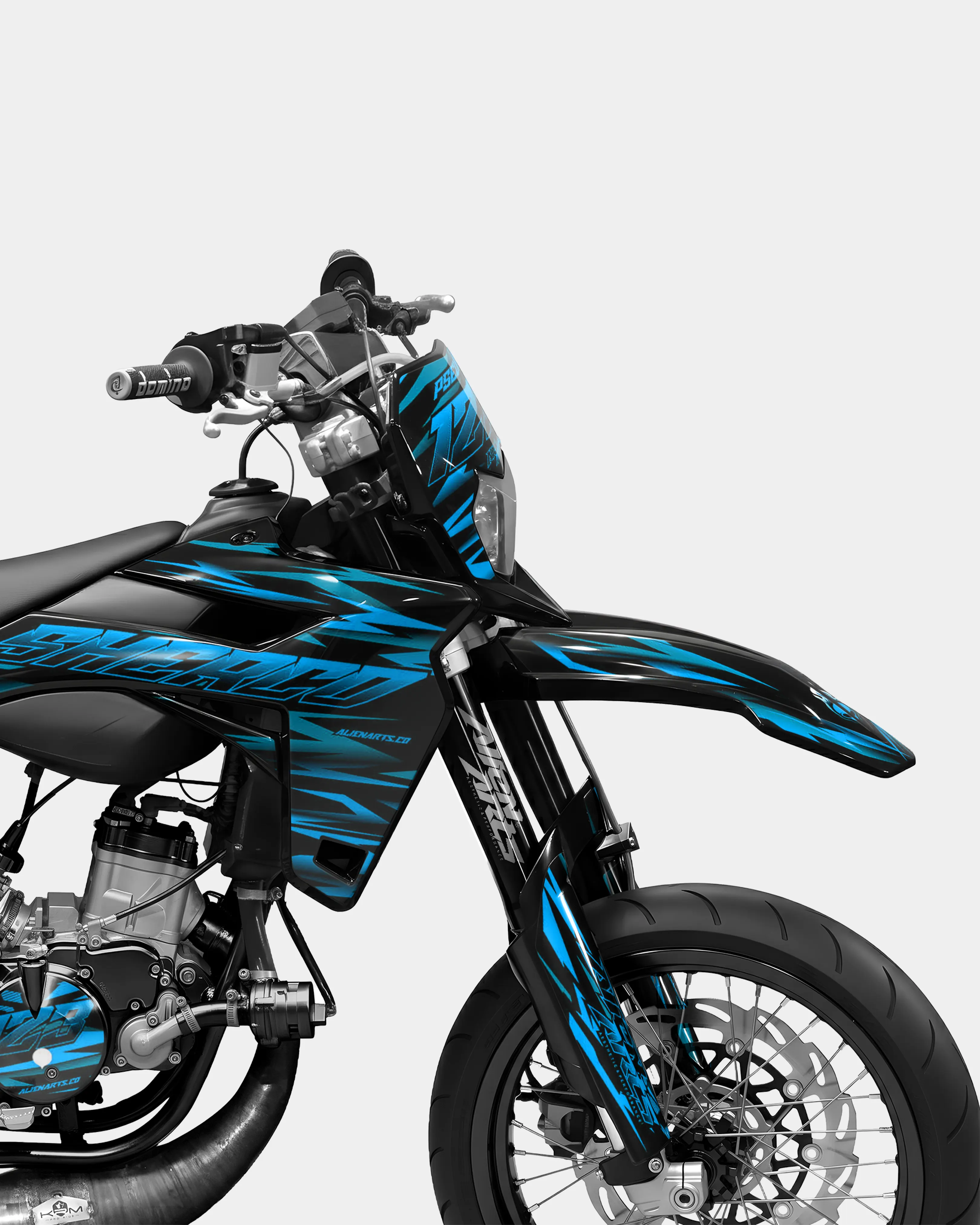 SUJAK - Kit deco SHERCO 50cc - Bleu - Image 3
