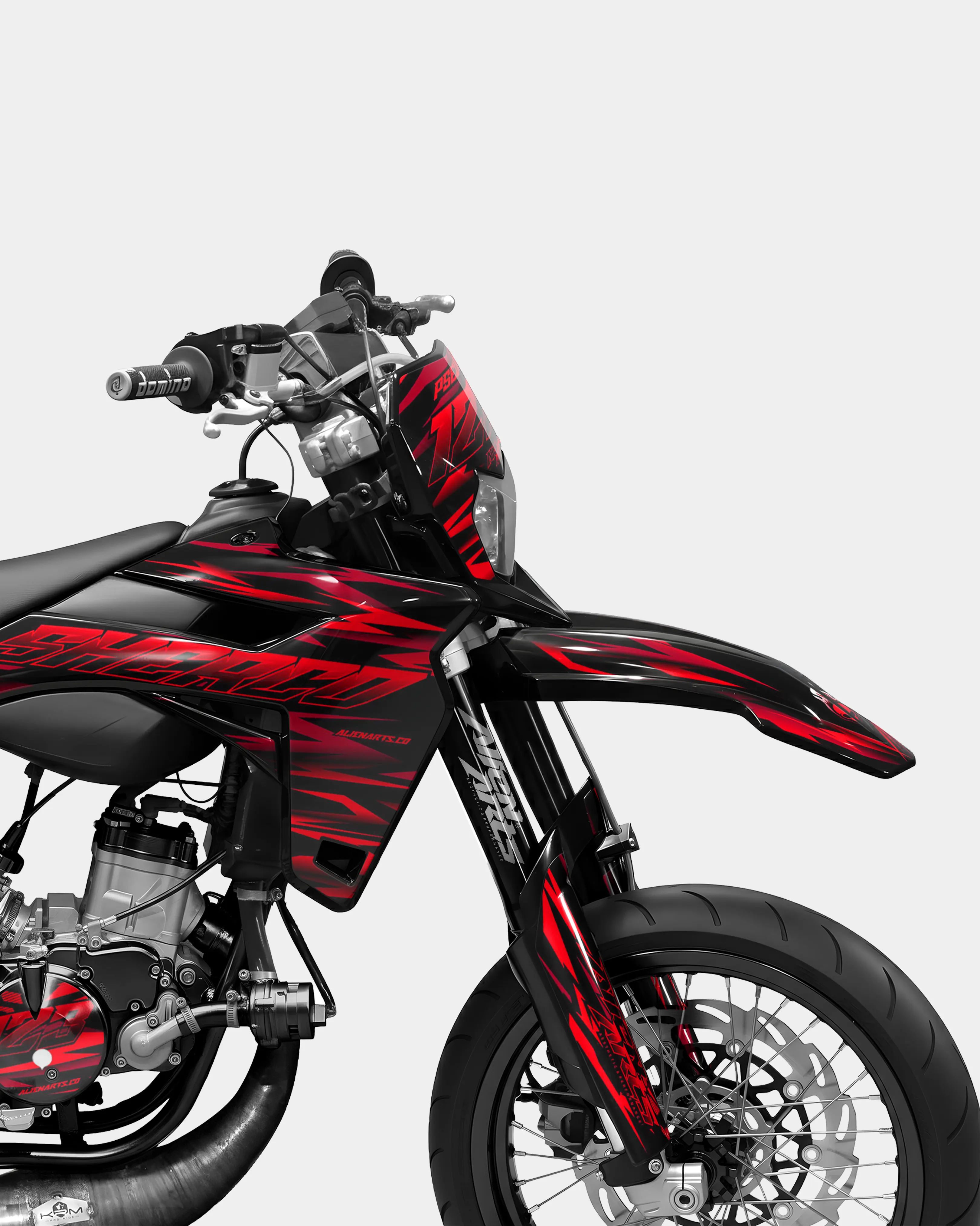 SUJAK - Kit deco SHERCO 50cc - Rouge - Image 3