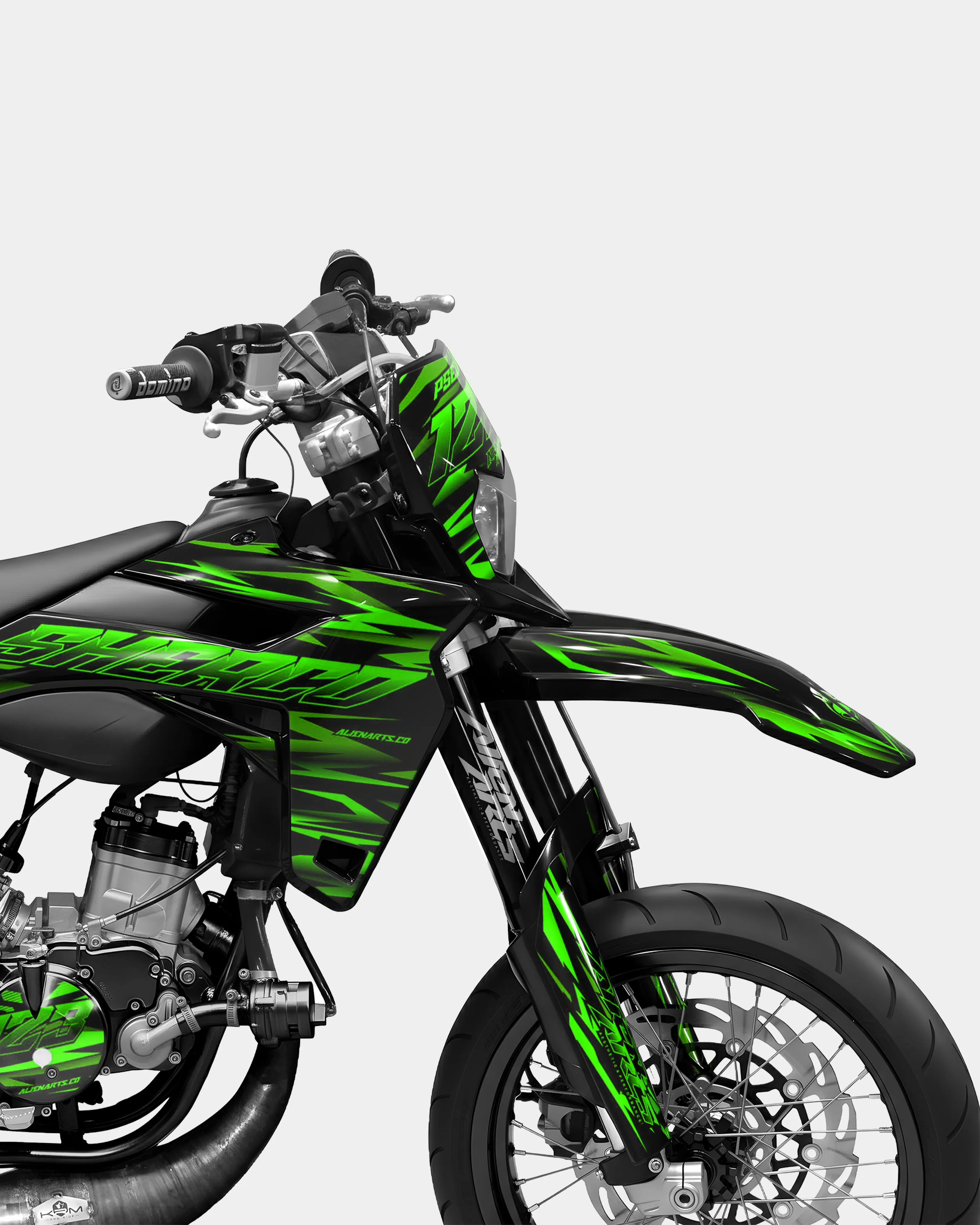 SUJAK - Kit deco SHERCO 50cc - Vert - Image 3