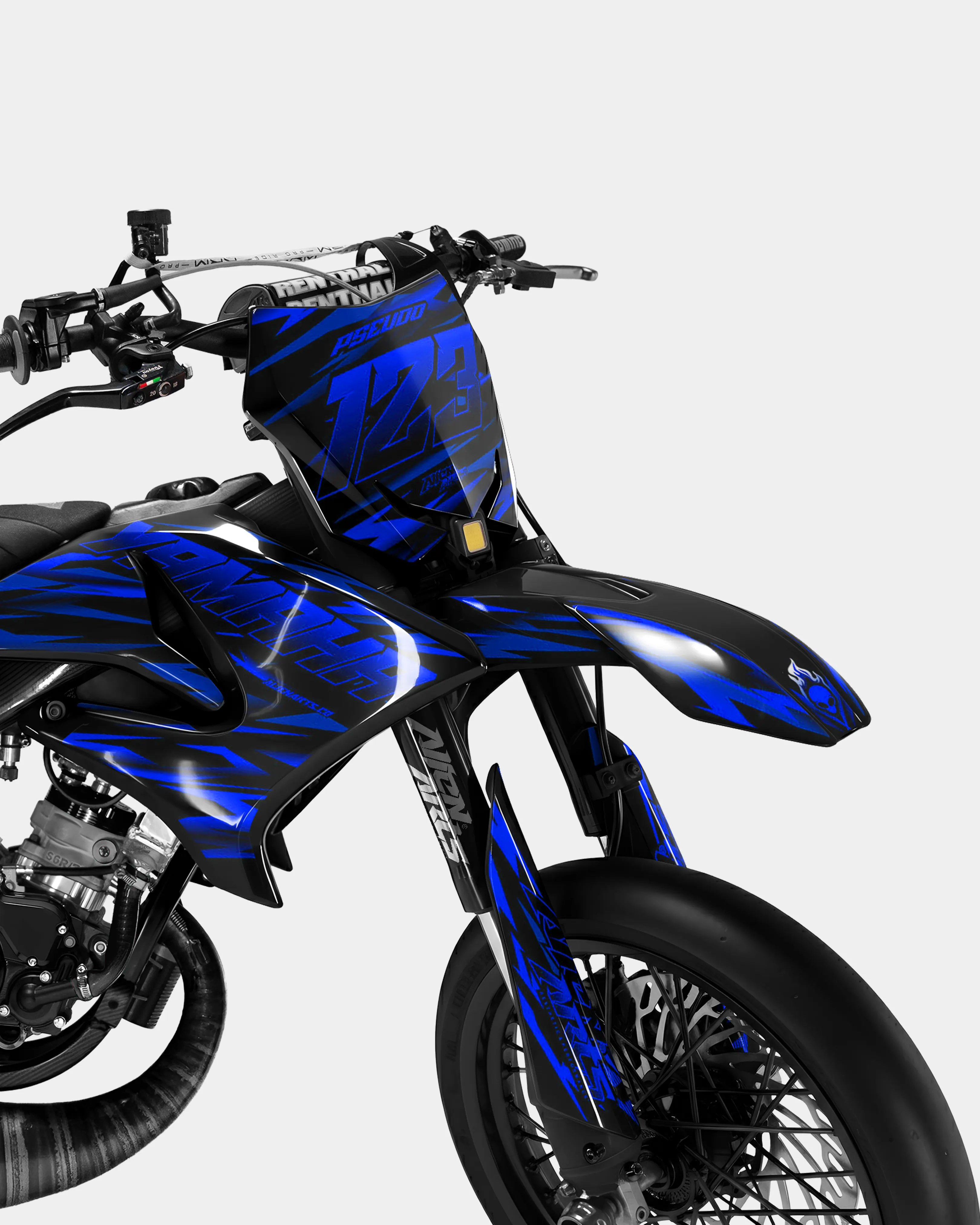 SUJAK - Kit deco YAMAHA DT 50cc - Bleu foncé - Image 2
