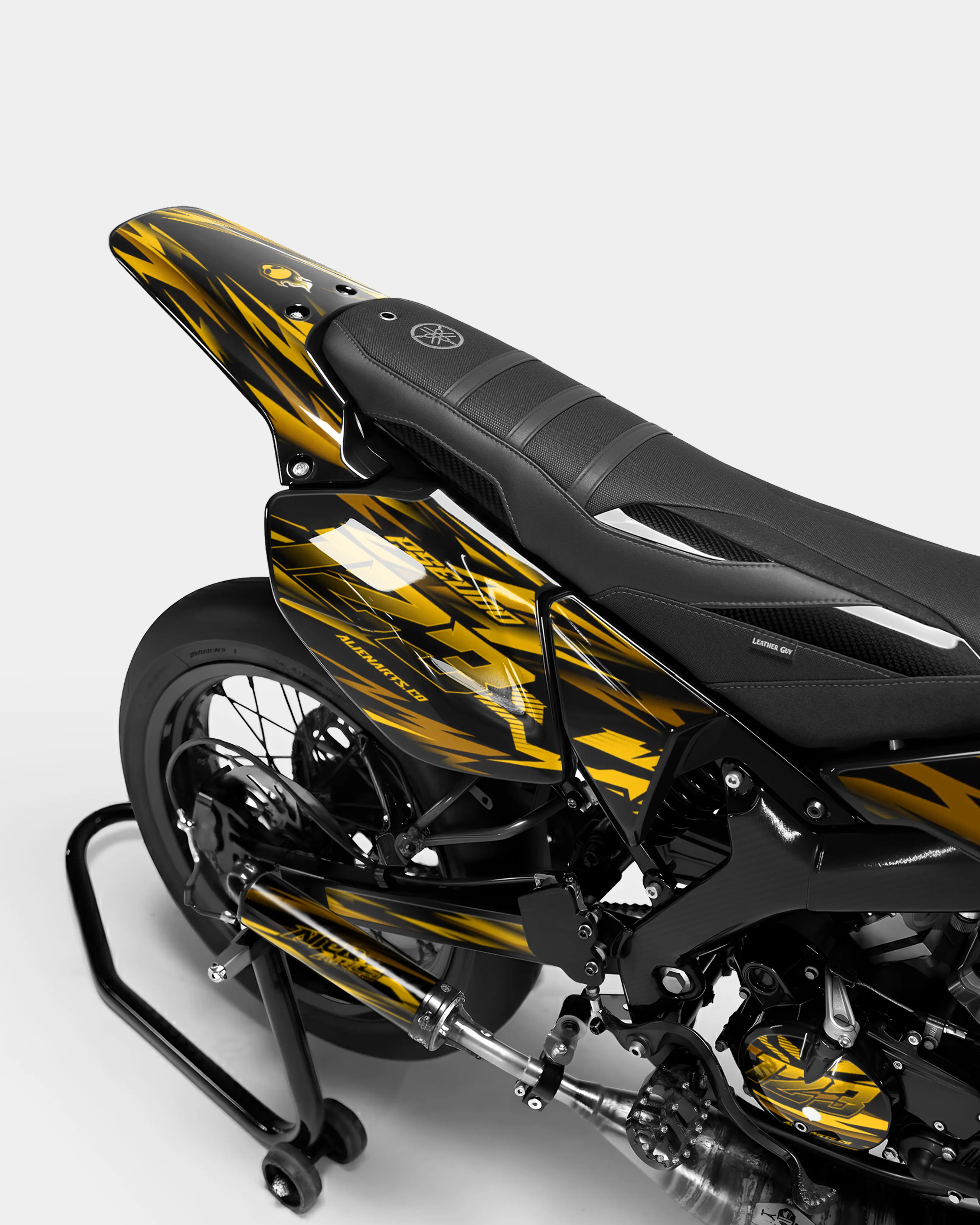 SUJAK - Kit deco YAMAHA DT 50cc - Jaune foncé - Image 3