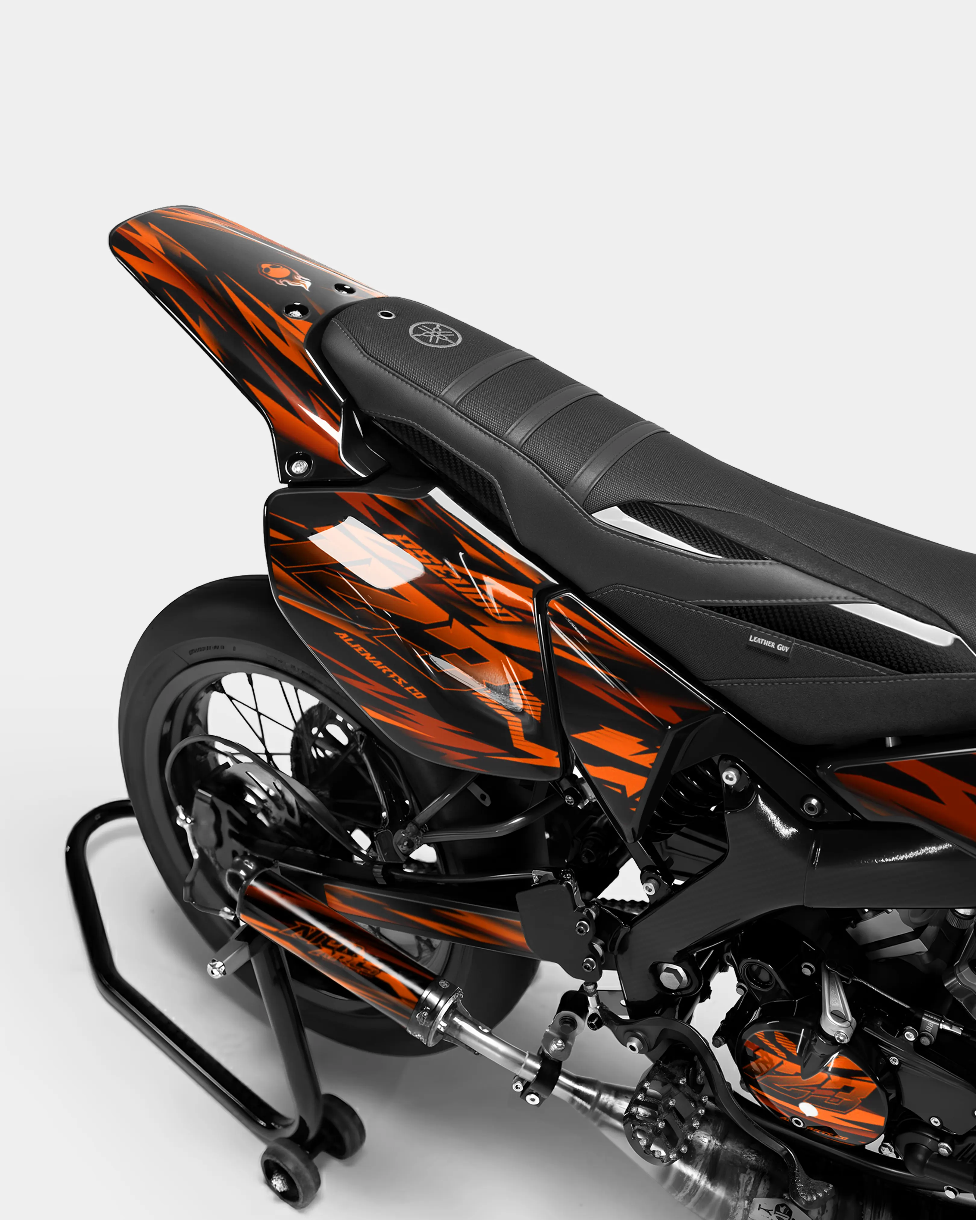 SUJAK - Kit deco YAMAHA DT 50cc - Orange - Image 3