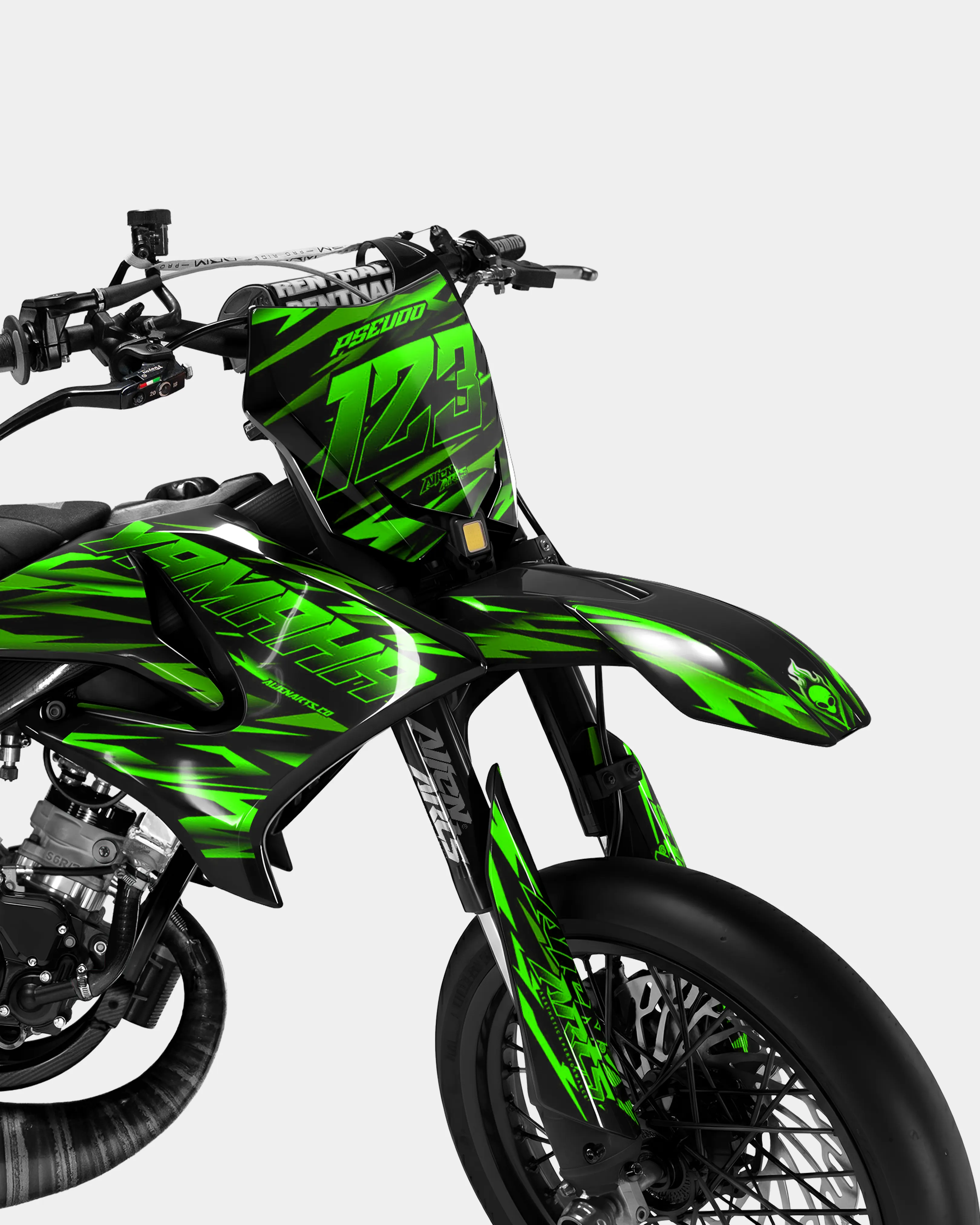 SUJAK - Kit deco YAMAHA DT 50cc - Vert - Image 2