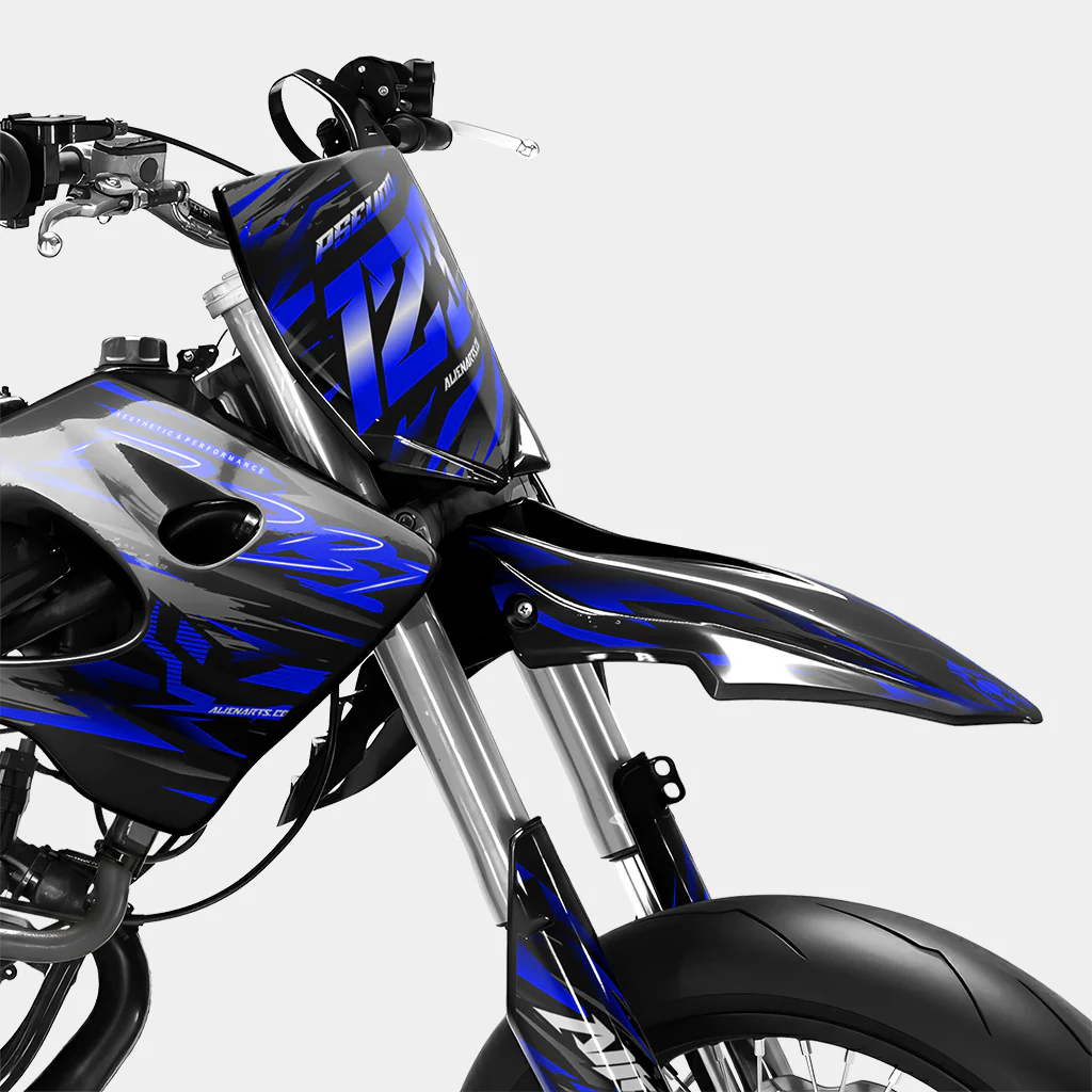 VAGUE - Kit deco DERBI 50cc - Bleu Foncé - Image 2