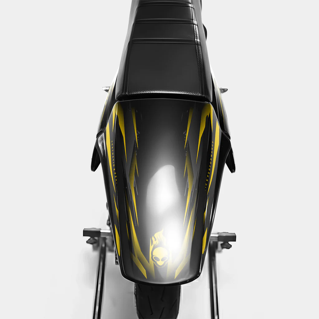 VAGUE - Kit deco DERBI 50cc - Jaune Foncé - Image 4