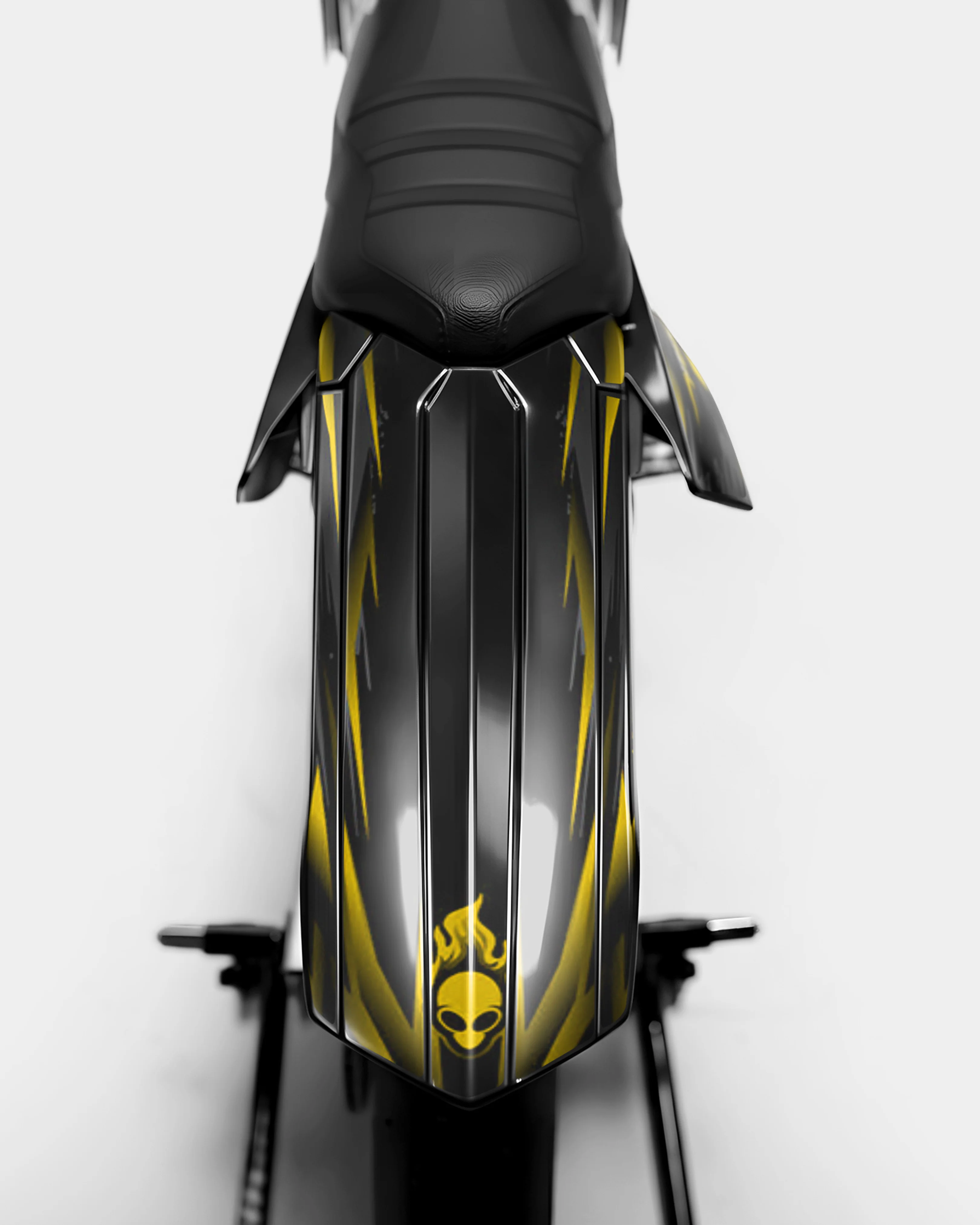 VAGUE - Kit deco RIEJU 50cc - Jaune Foncé - Image 3