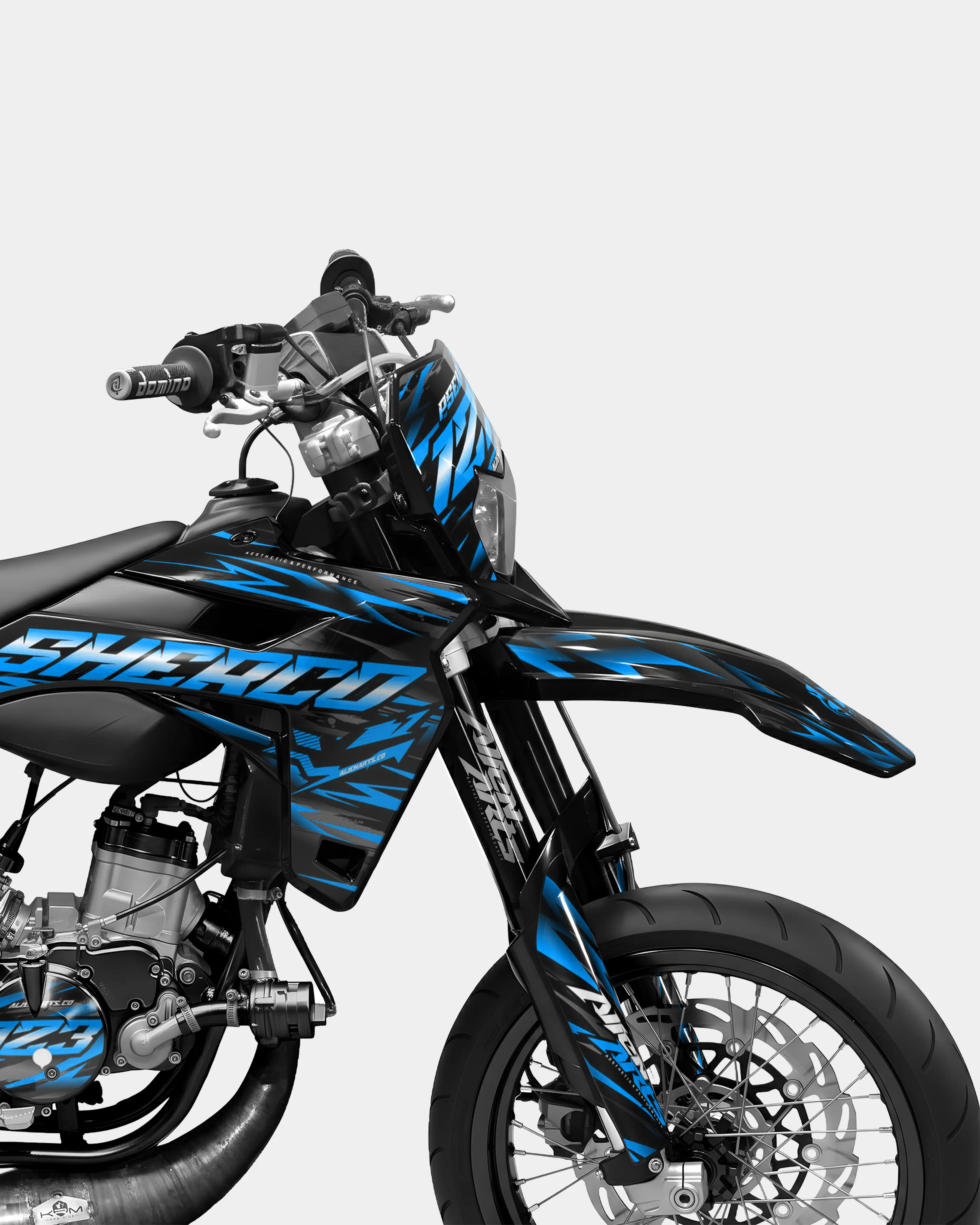 VAGUE - Kit deco SHERCO 50cc - Bleu - Image 3