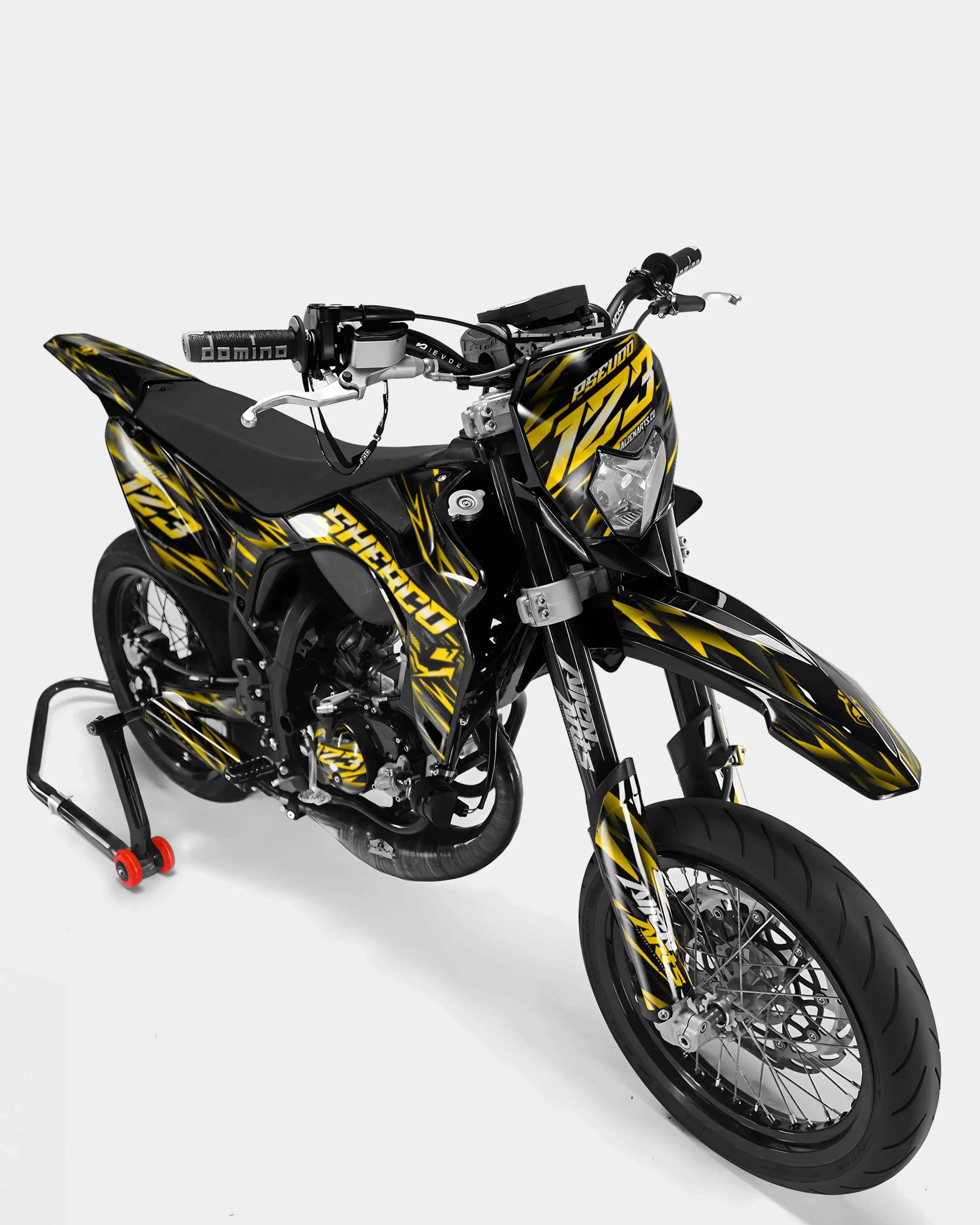 VAGUE - Kit deco SHERCO 50cc - Jaune foncé - Image 2