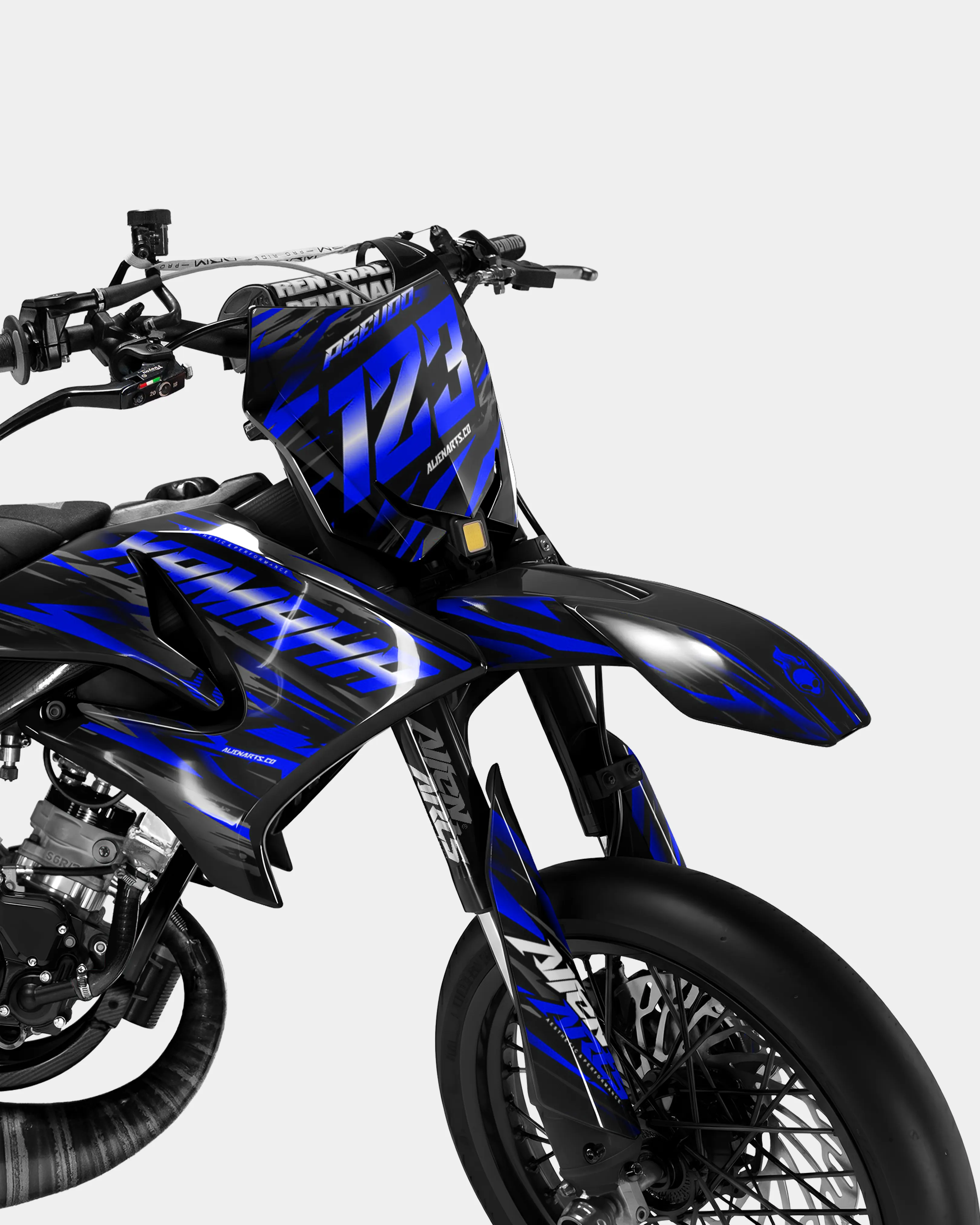 VAGUE - Kit deco YAMAHA DT 50cc - Bleu foncé - Image 2
