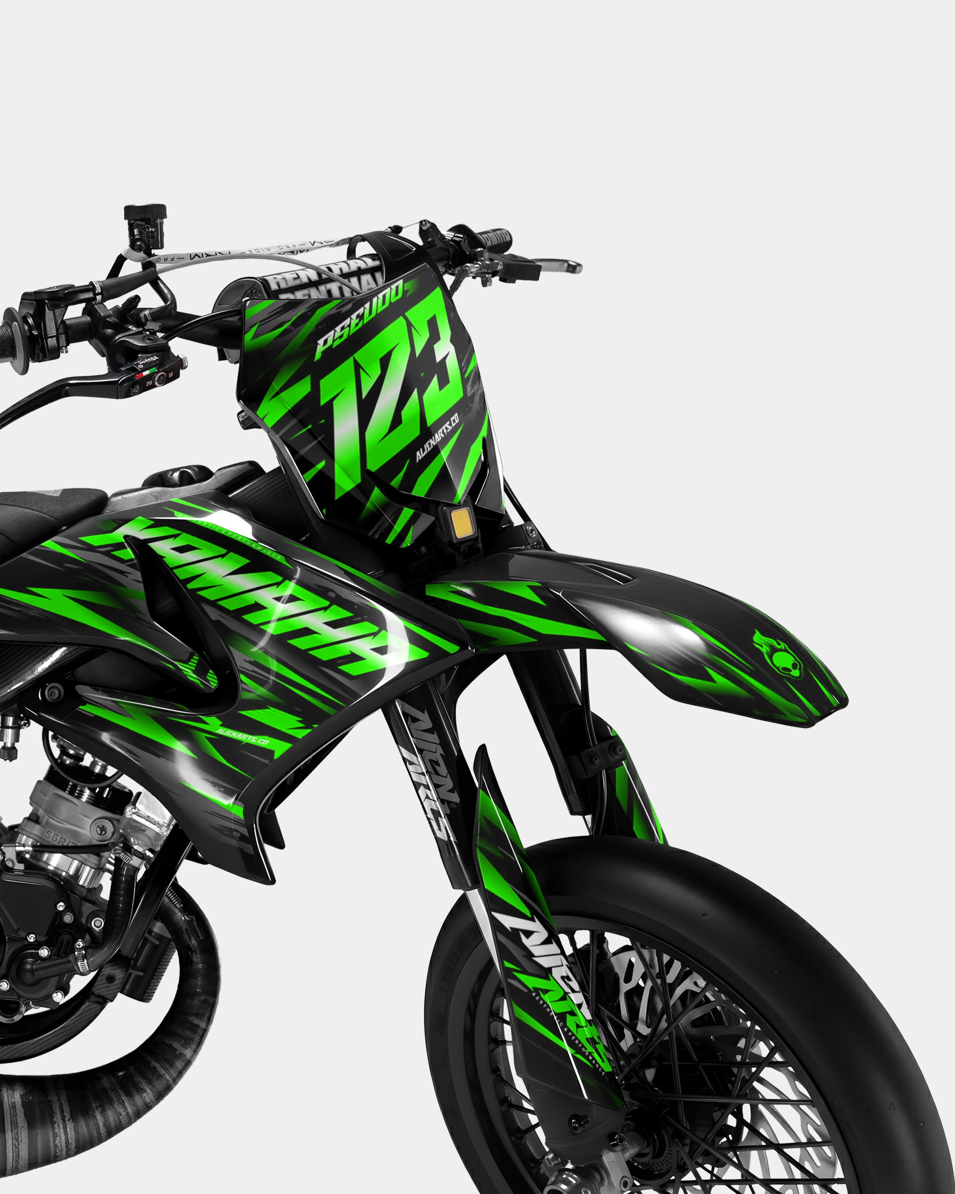VAGUE - Kit deco YAMAHA DT 50cc - Vert - Image 2