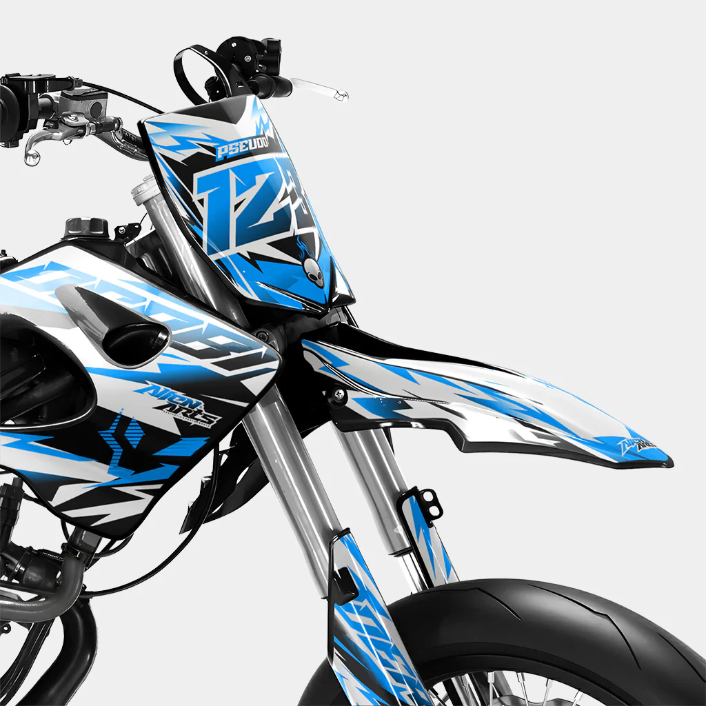 VESTA - Kit deco DERBI 50cc - Bleu - Image 2