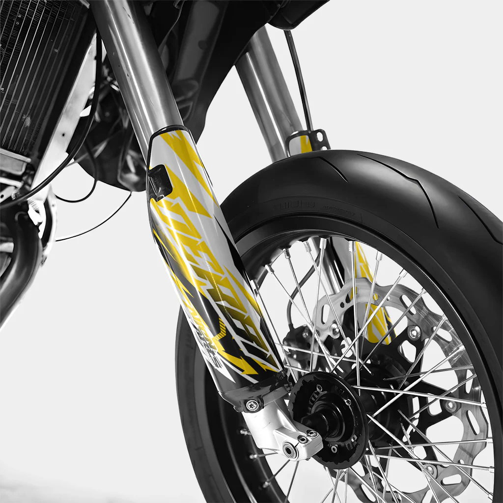 VESTA - Kit deco DERBI 50cc - Jaune Foncé - Image 4