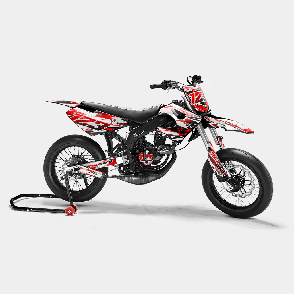 VESTA - Kit deco DERBI 50cc - Rouge