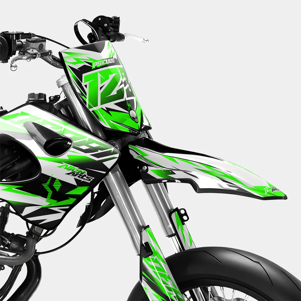 VESTA - Kit deco DERBI 50cc - Vert - Image 2