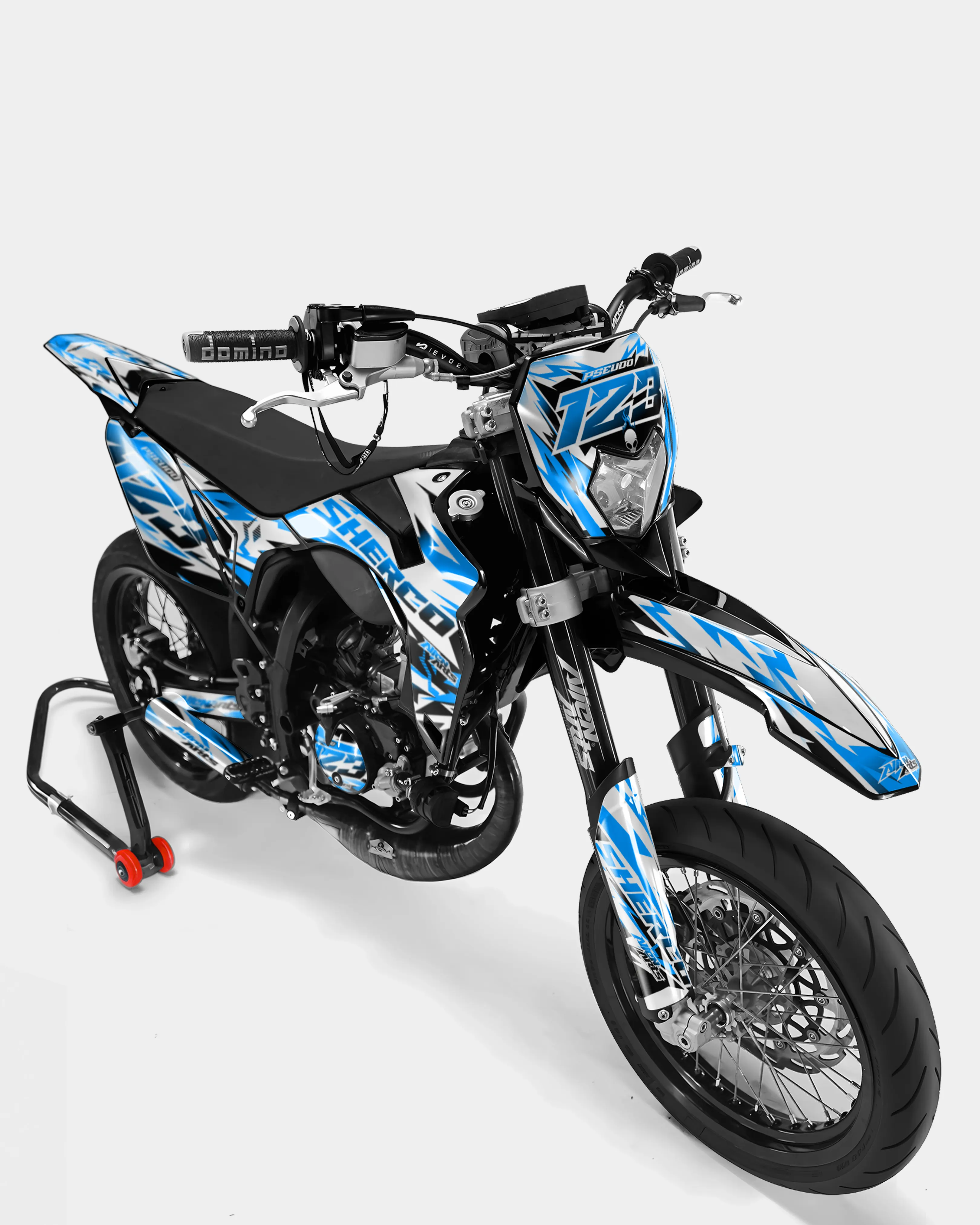 VESTA - Kit deco SHERCO 50cc - Bleu - Image 2