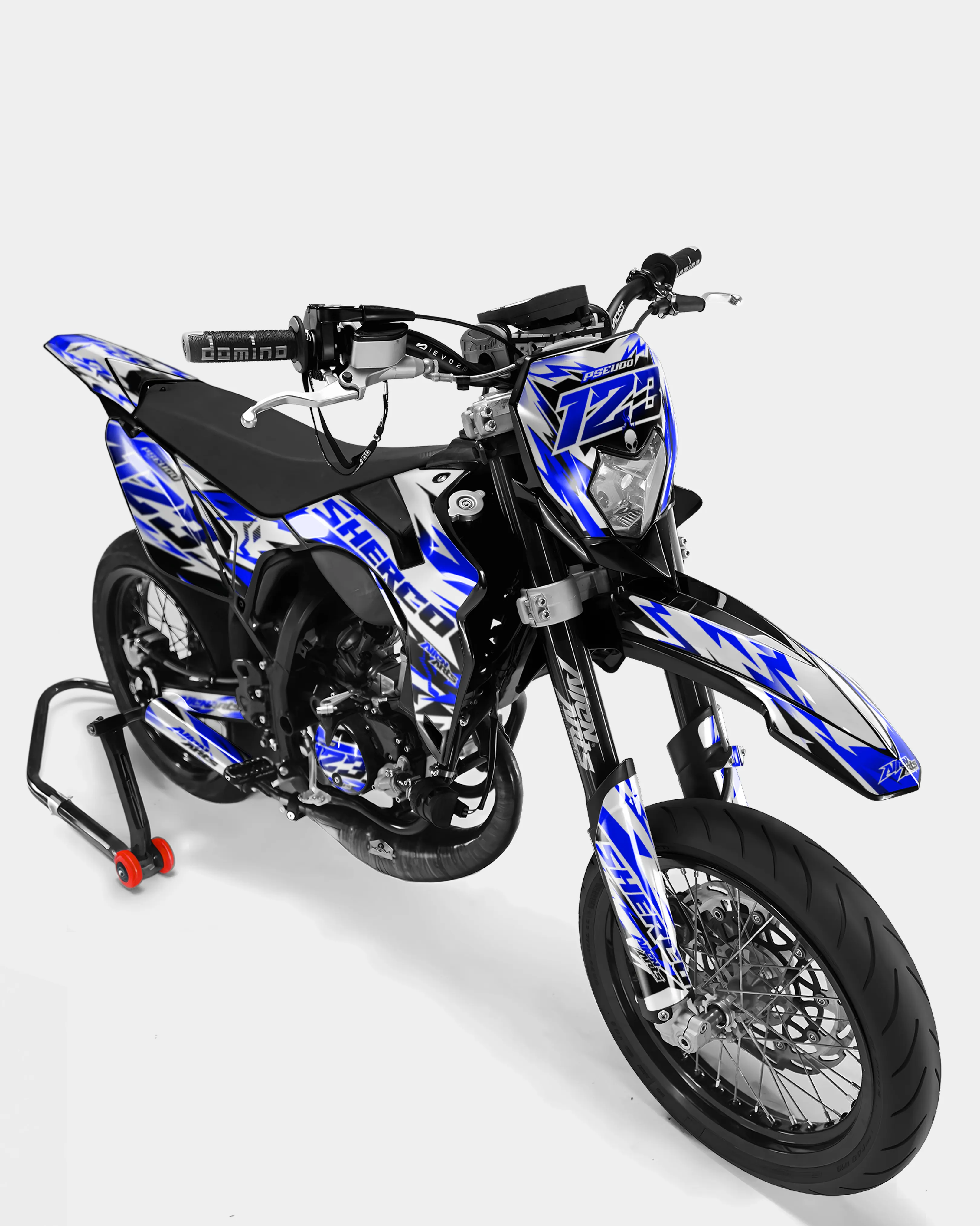 VESTA - Kit deco SHERCO 50cc - Bleu foncé - Image 2