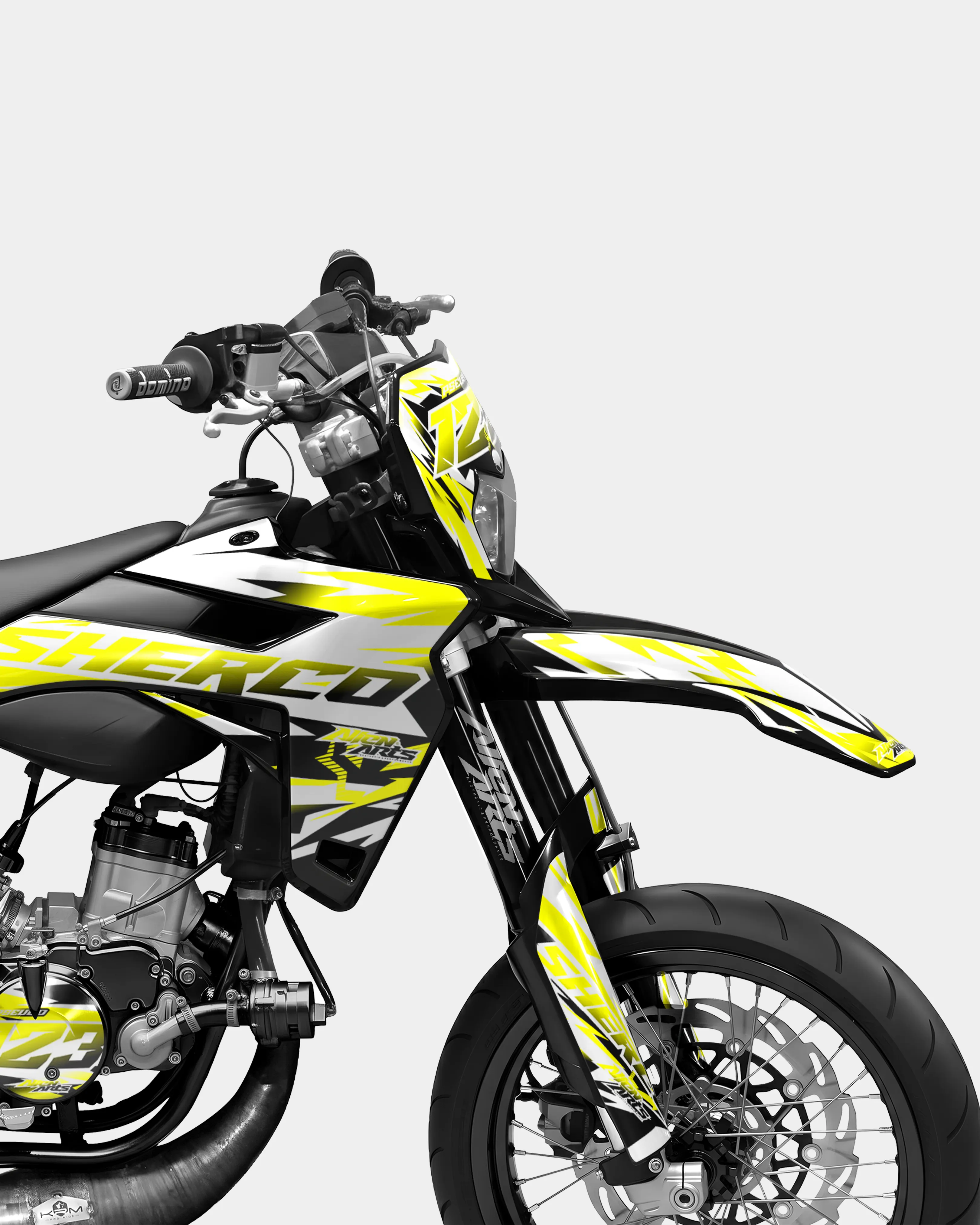 VESTA - Kit deco SHERCO 50cc - Jaune - Image 3