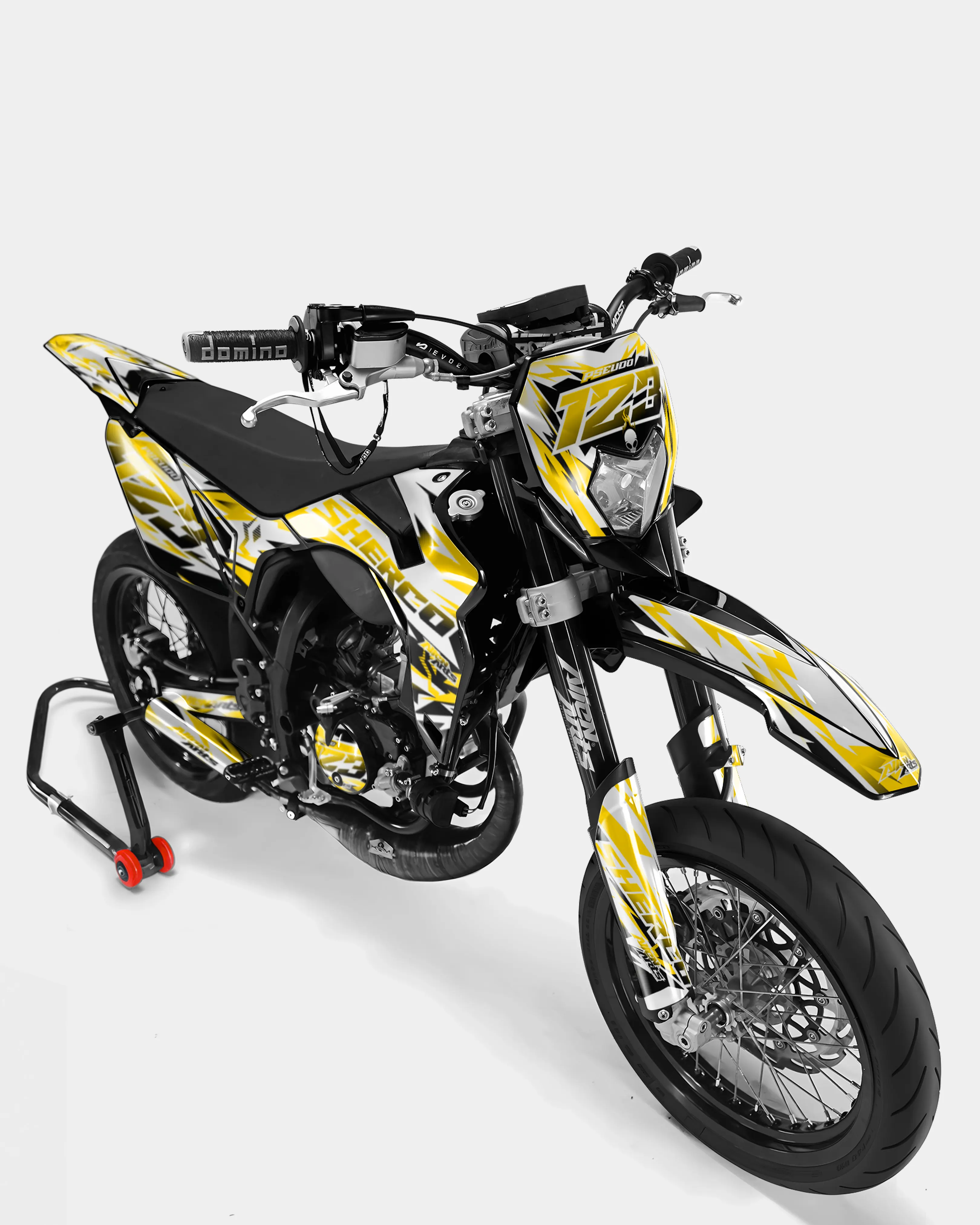 VESTA - Kit deco SHERCO 50cc - Jaune foncé - Image 2