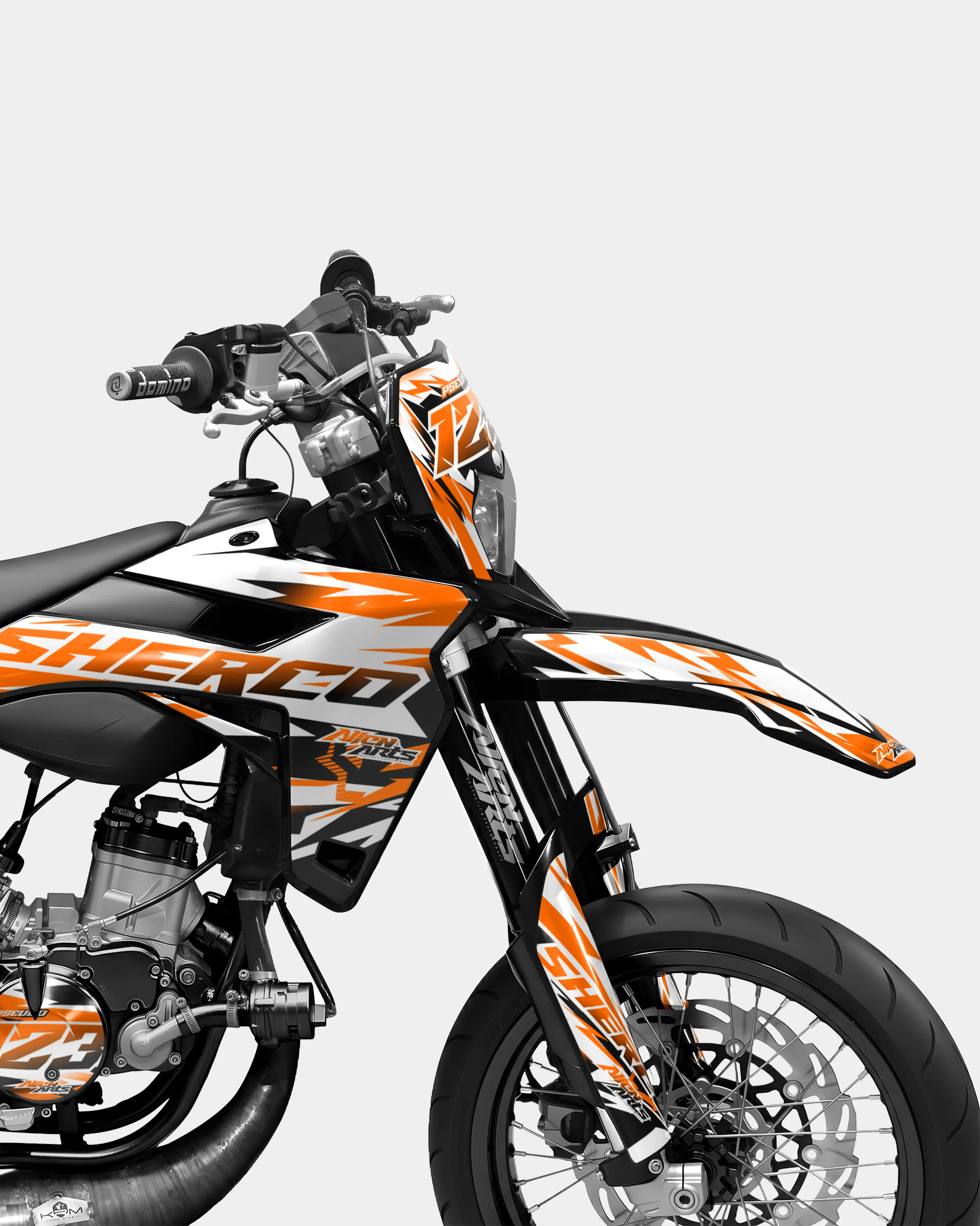 VESTA - Kit deco SHERCO 50cc - Orange - Image 3
