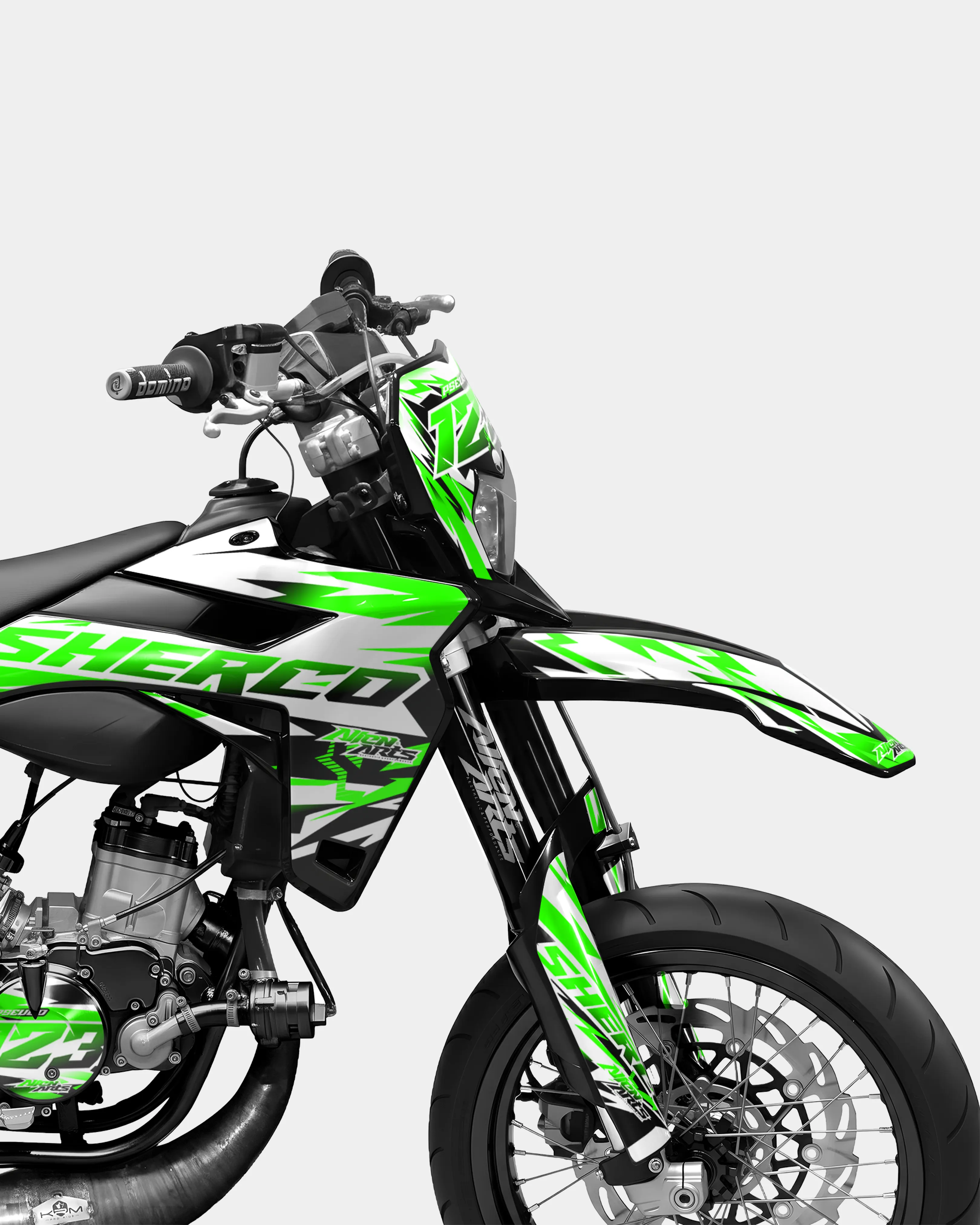 VESTA - Kit deco SHERCO 50cc - Vert - Image 3