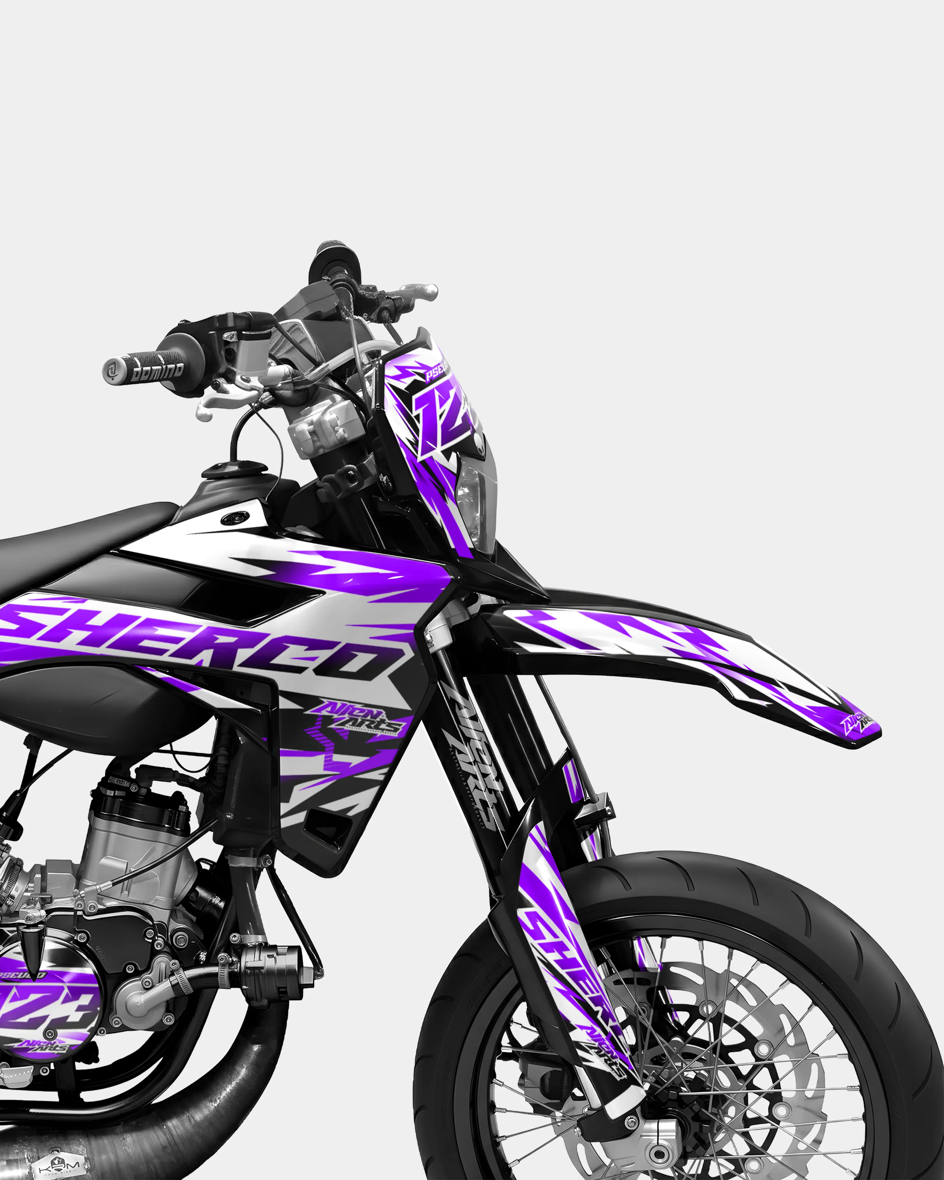VESTA - Kit deco SHERCO 50cc - Violet - Image 3