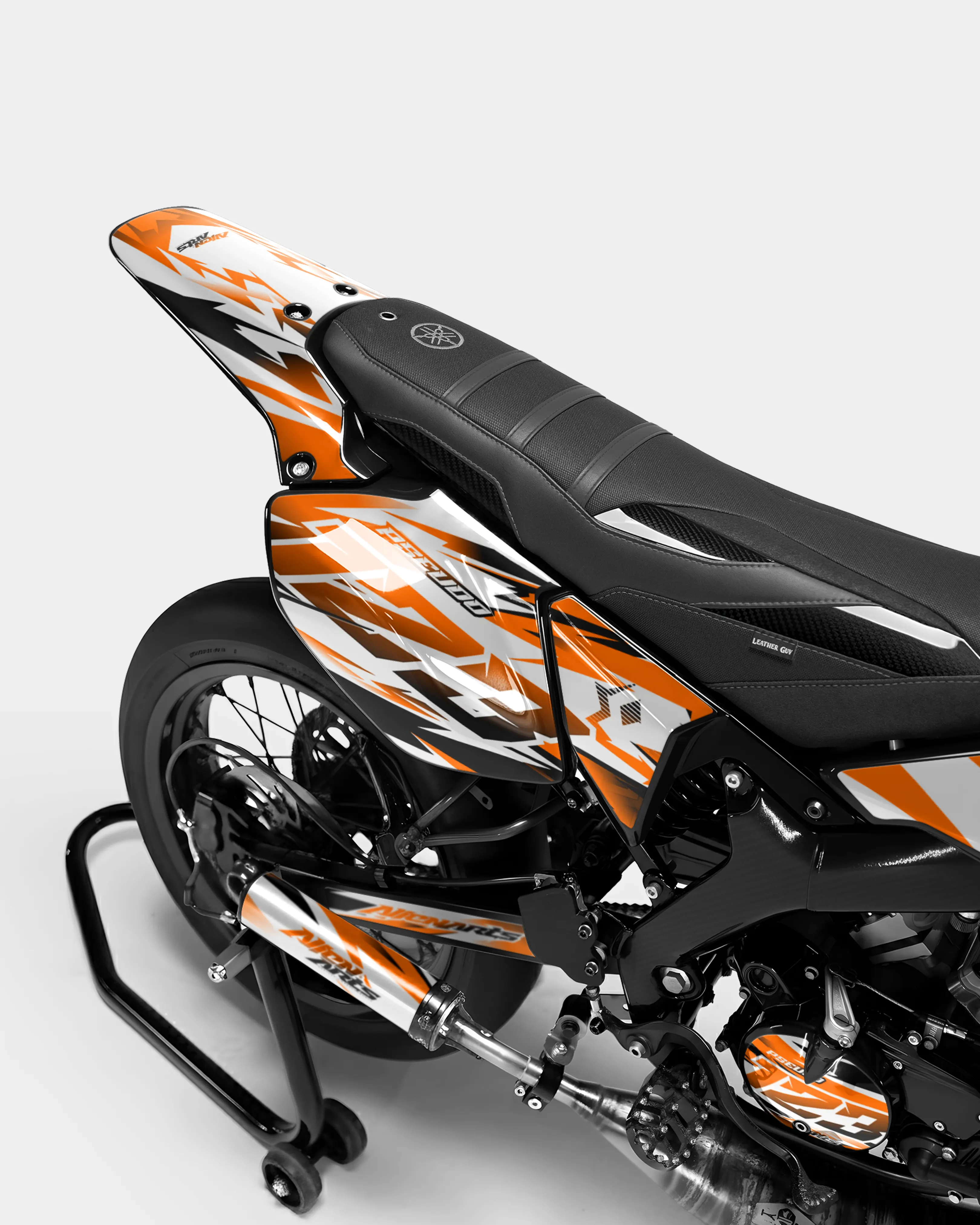 VESTA - Kit deco YAMAHA DT 50cc - Orange - Image 3