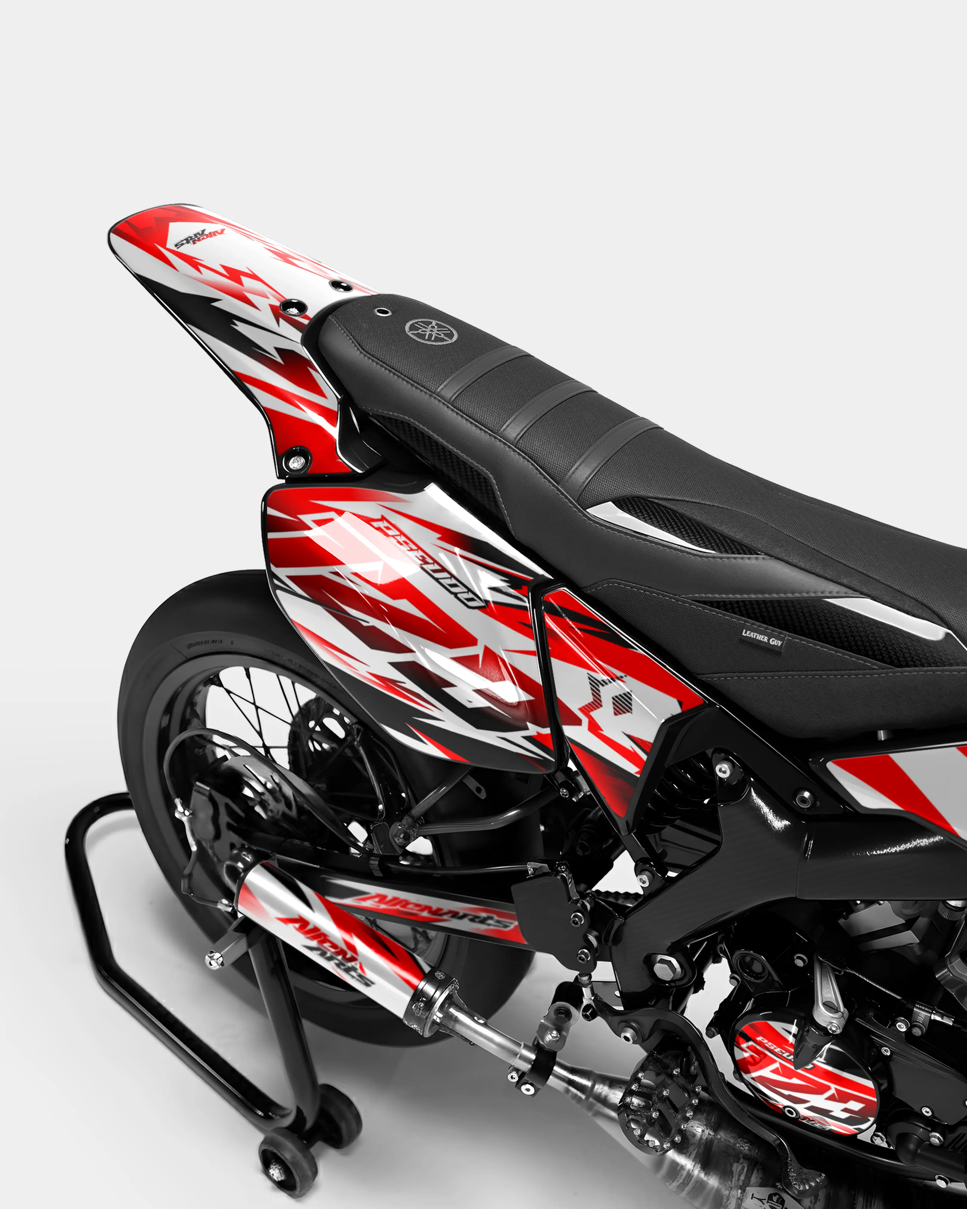 VESTA - Kit deco YAMAHA DT 50cc - Rouge - Image 3