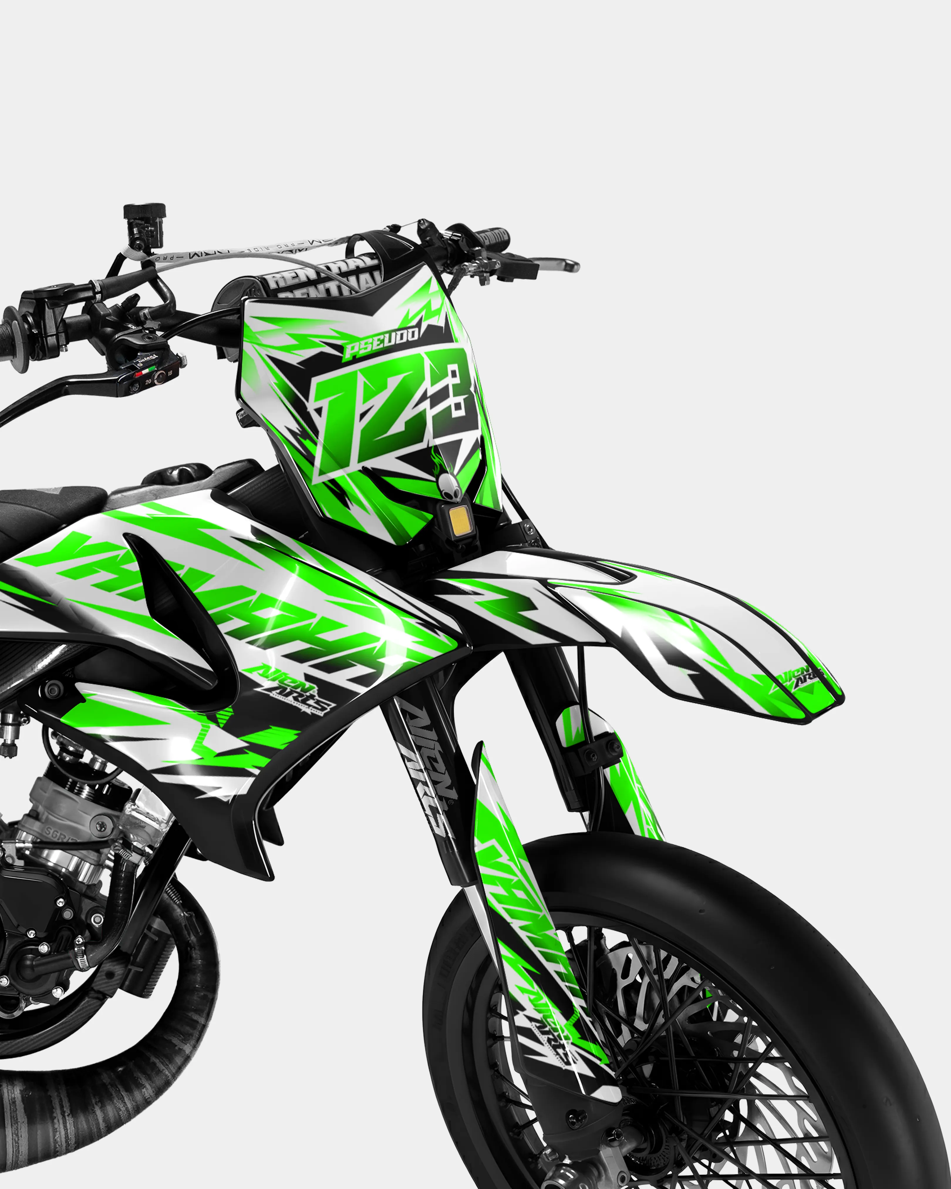 VESTA - Kit deco YAMAHA DT 50cc - Vert - Image 2