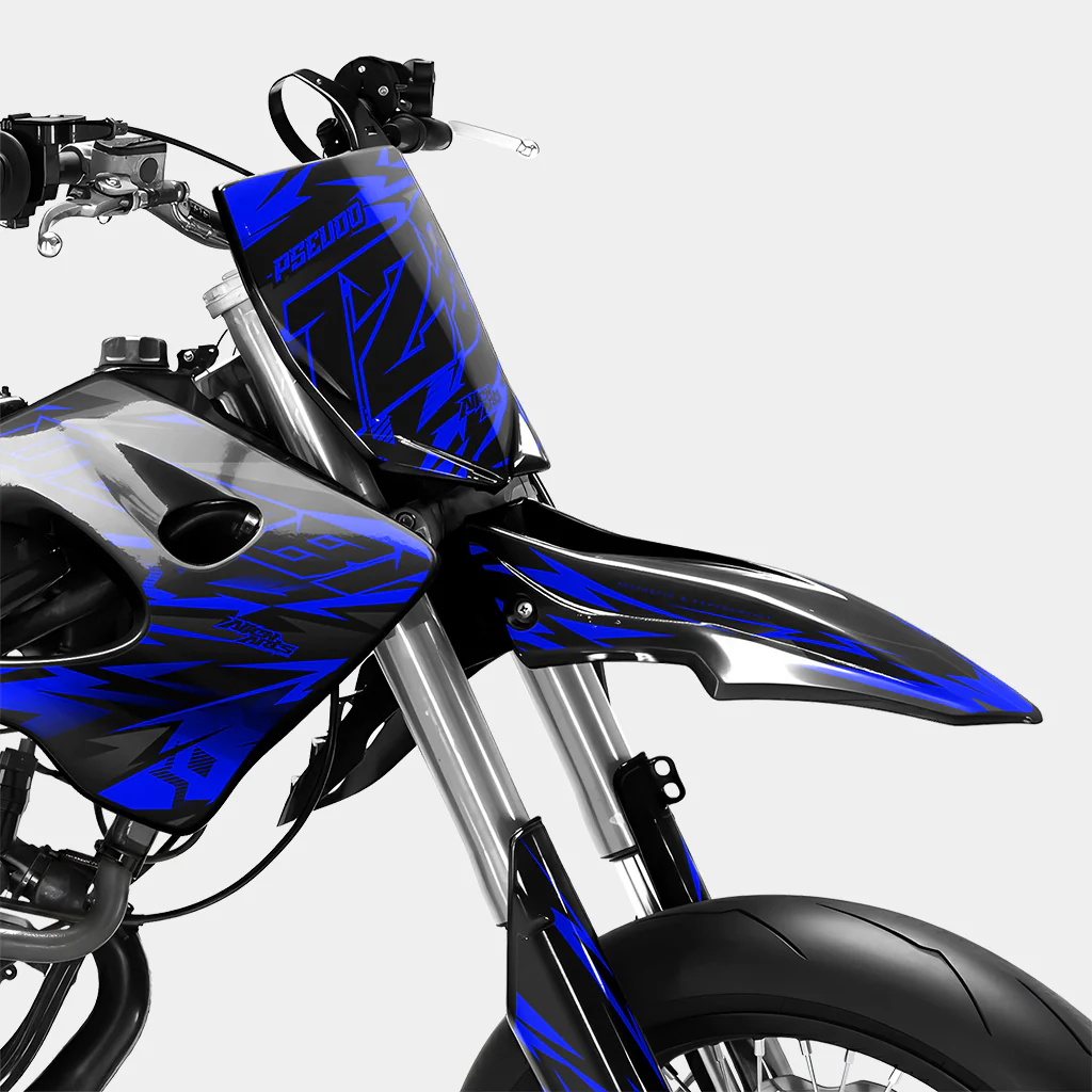 VIREO - Kit deco DERBI 50cc - Bleu Foncé - Image 2