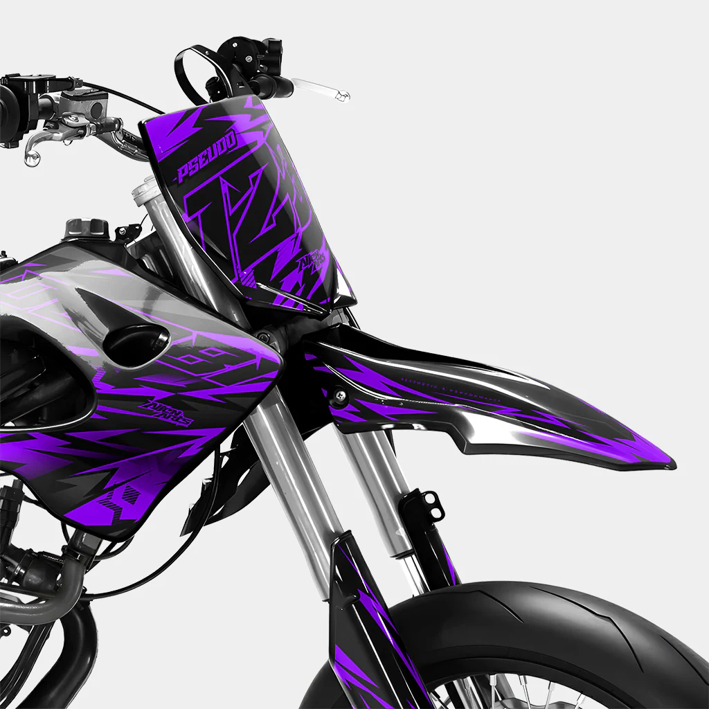 VIREO - Kit deco DERBI 50cc - Violet - Image 2