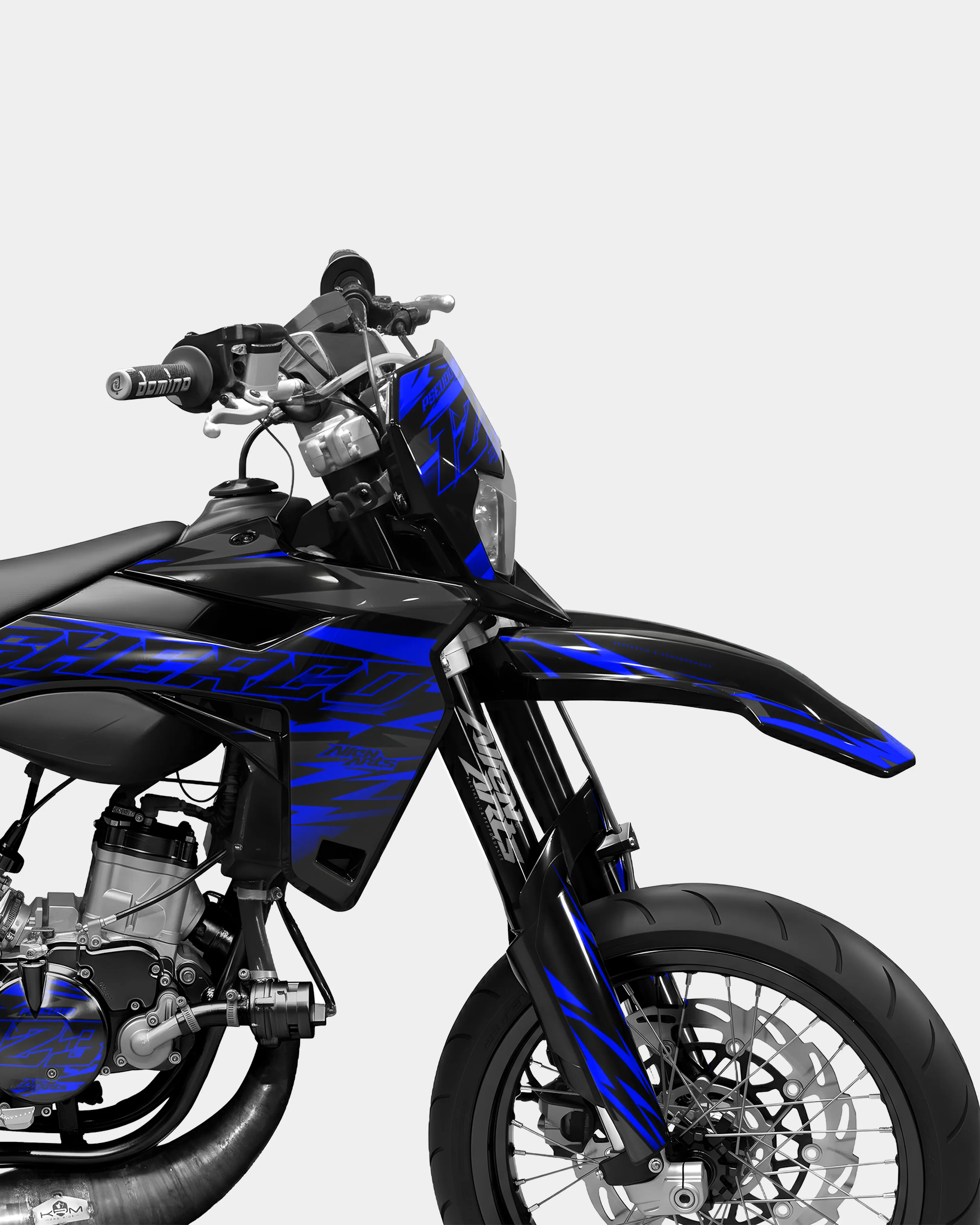 VIREO - Kit deco SHERCO 50cc - Bleu foncé - Image 3