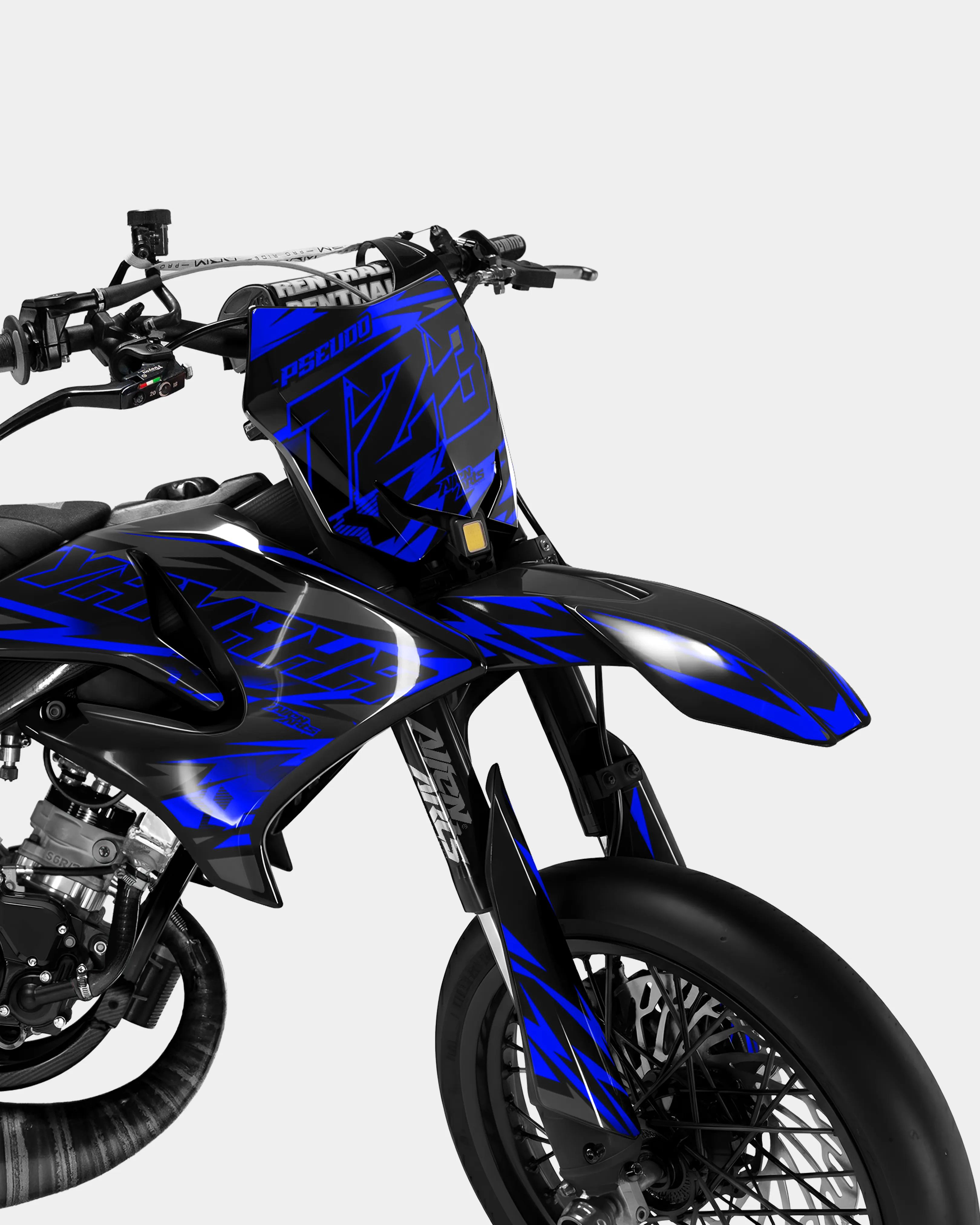 VIREO - Kit deco YAMAHA DT 50cc - Bleu foncé - Image 2