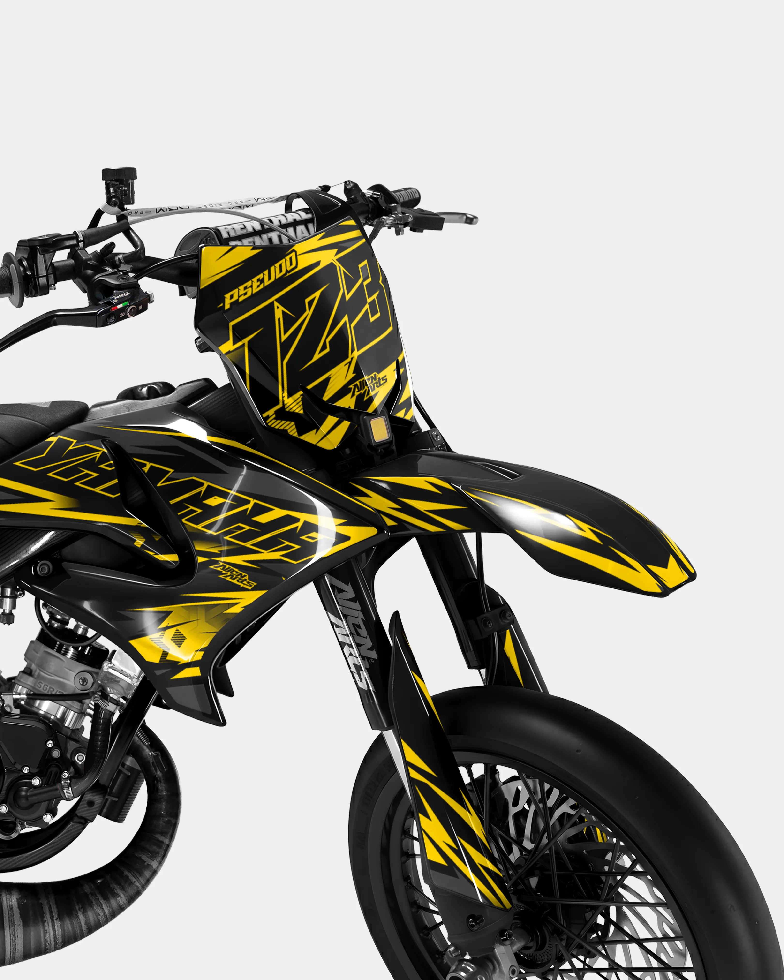 VIREO - Kit deco YAMAHA DT 50cc - Jaune foncé - Image 2