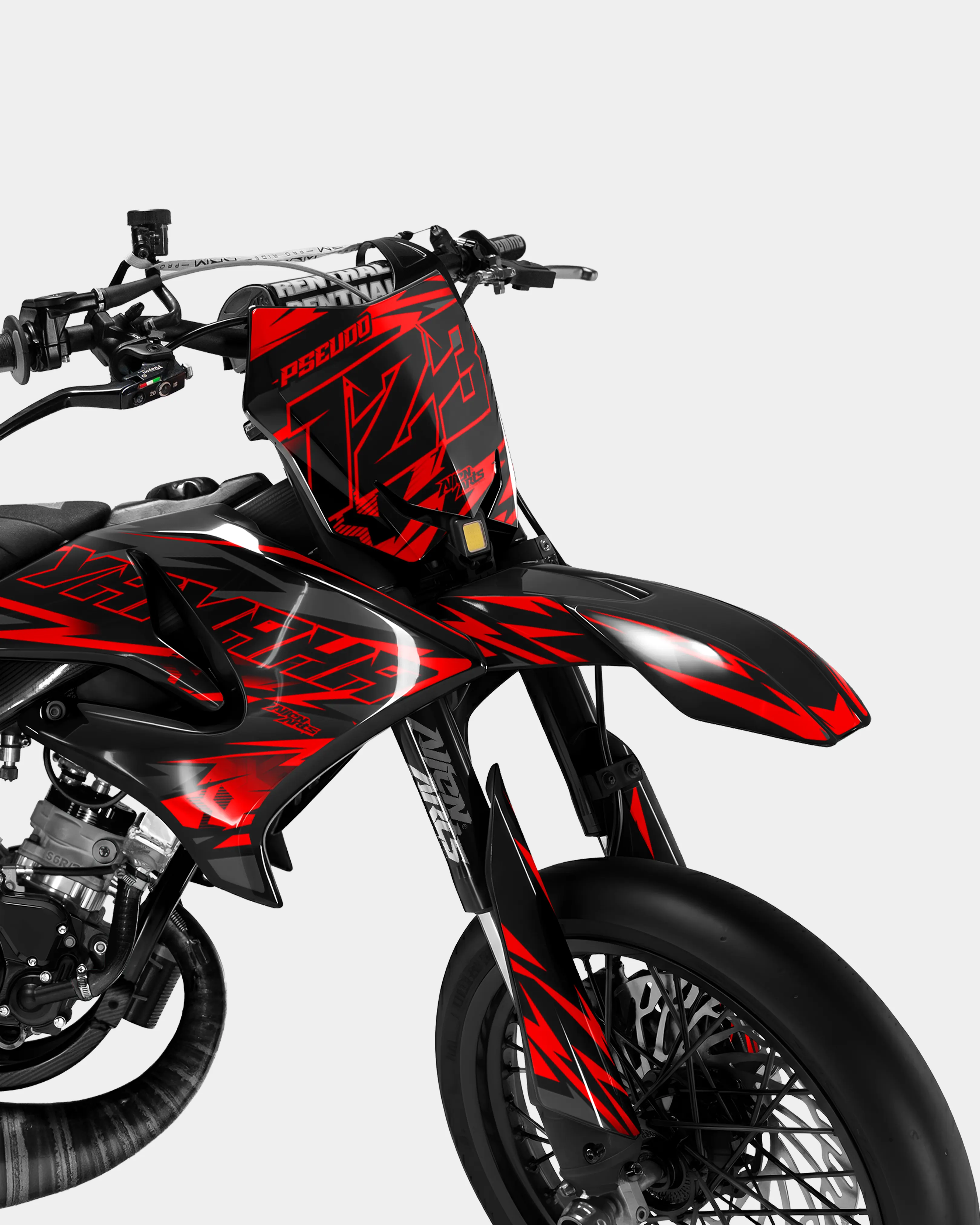 VIREO - Kit deco YAMAHA DT 50cc - Rouge - Image 2