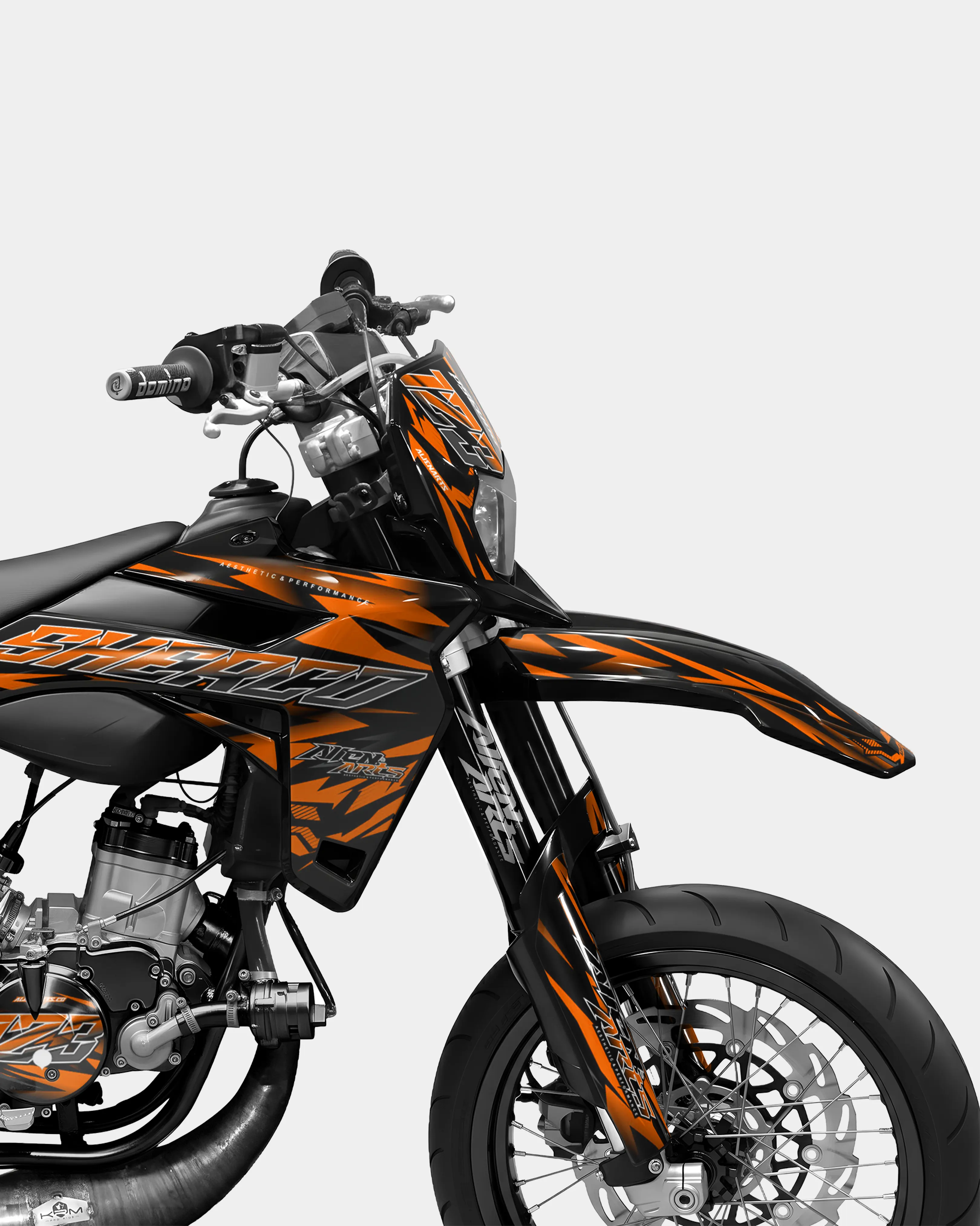 VITRA - Kit deco SHERCO 50cc - Orange - Image 3