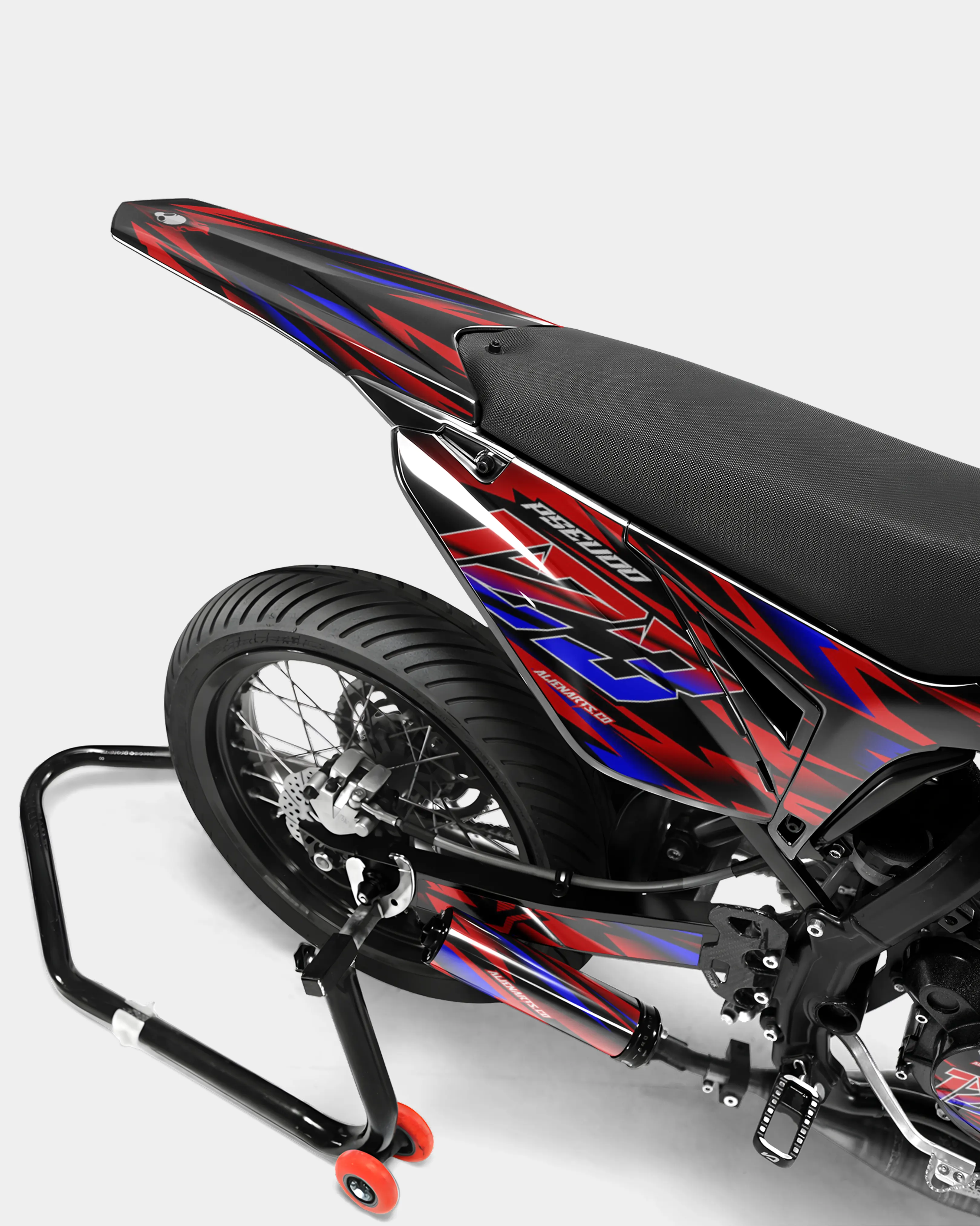 VITRA - Kit deco SHERCO 50cc - Rouge Bleu - Image 4
