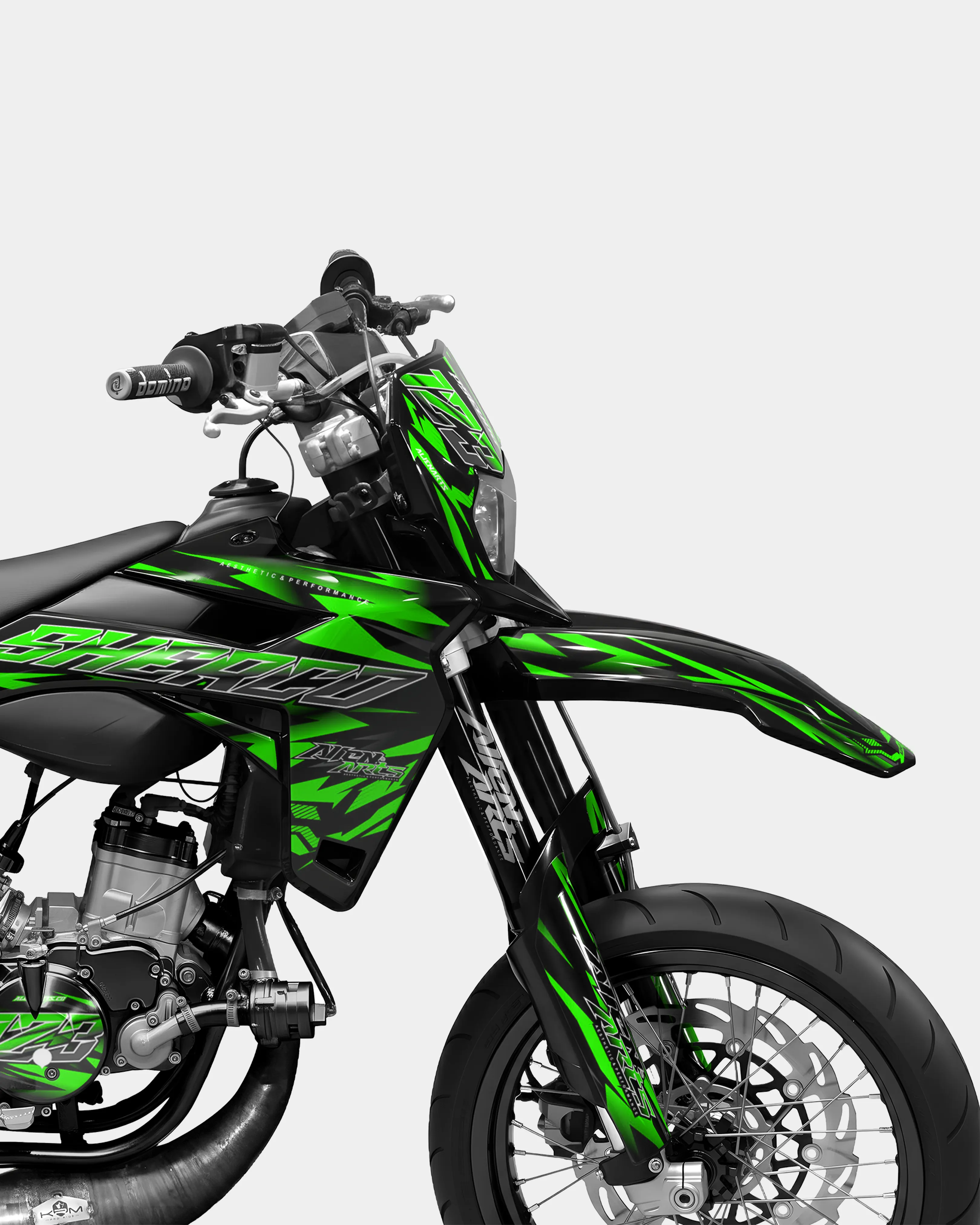 VITRA - Kit deco SHERCO 50cc - Vert - Image 3
