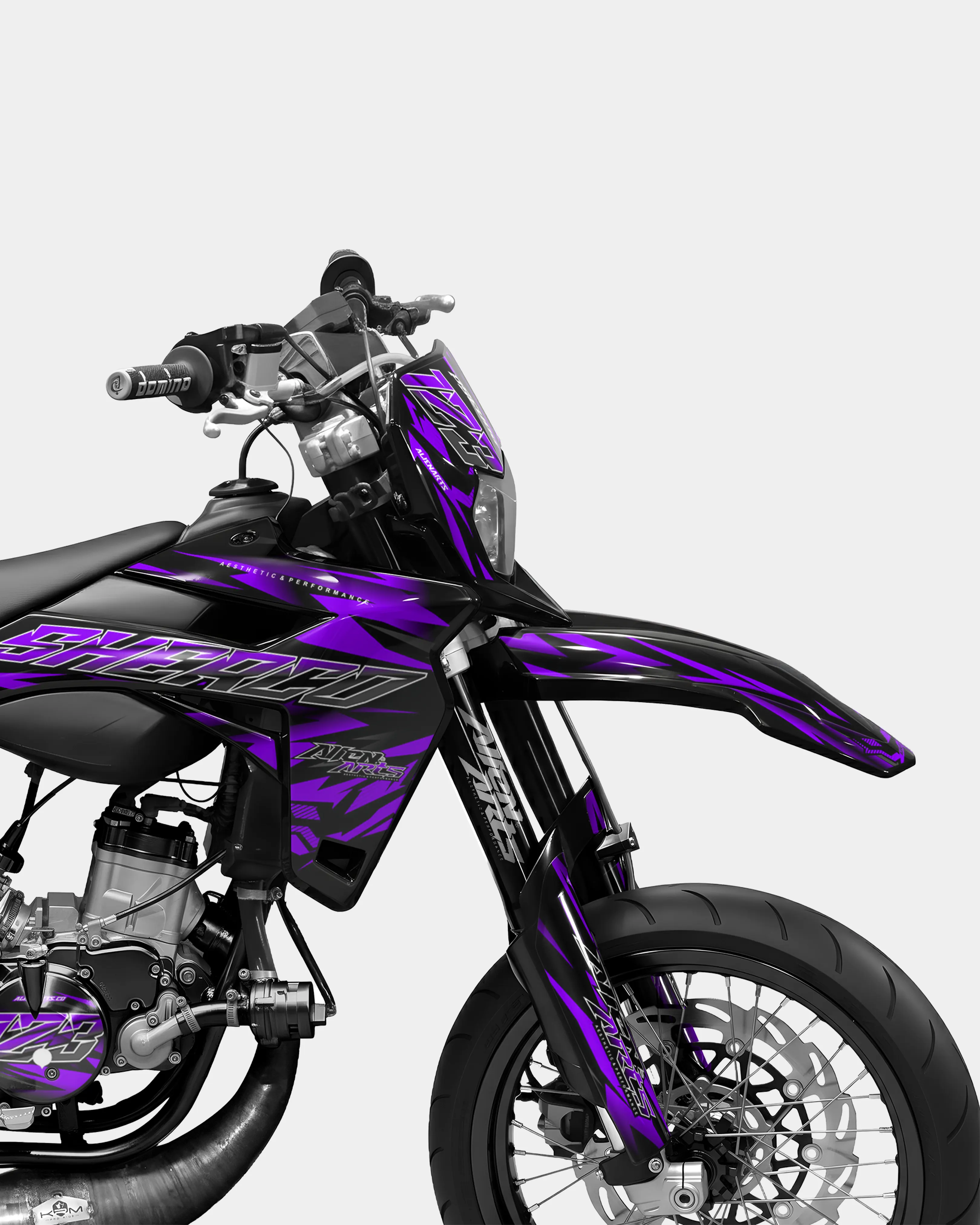 VITRA - Kit deco SHERCO 50cc - Violet - Image 3