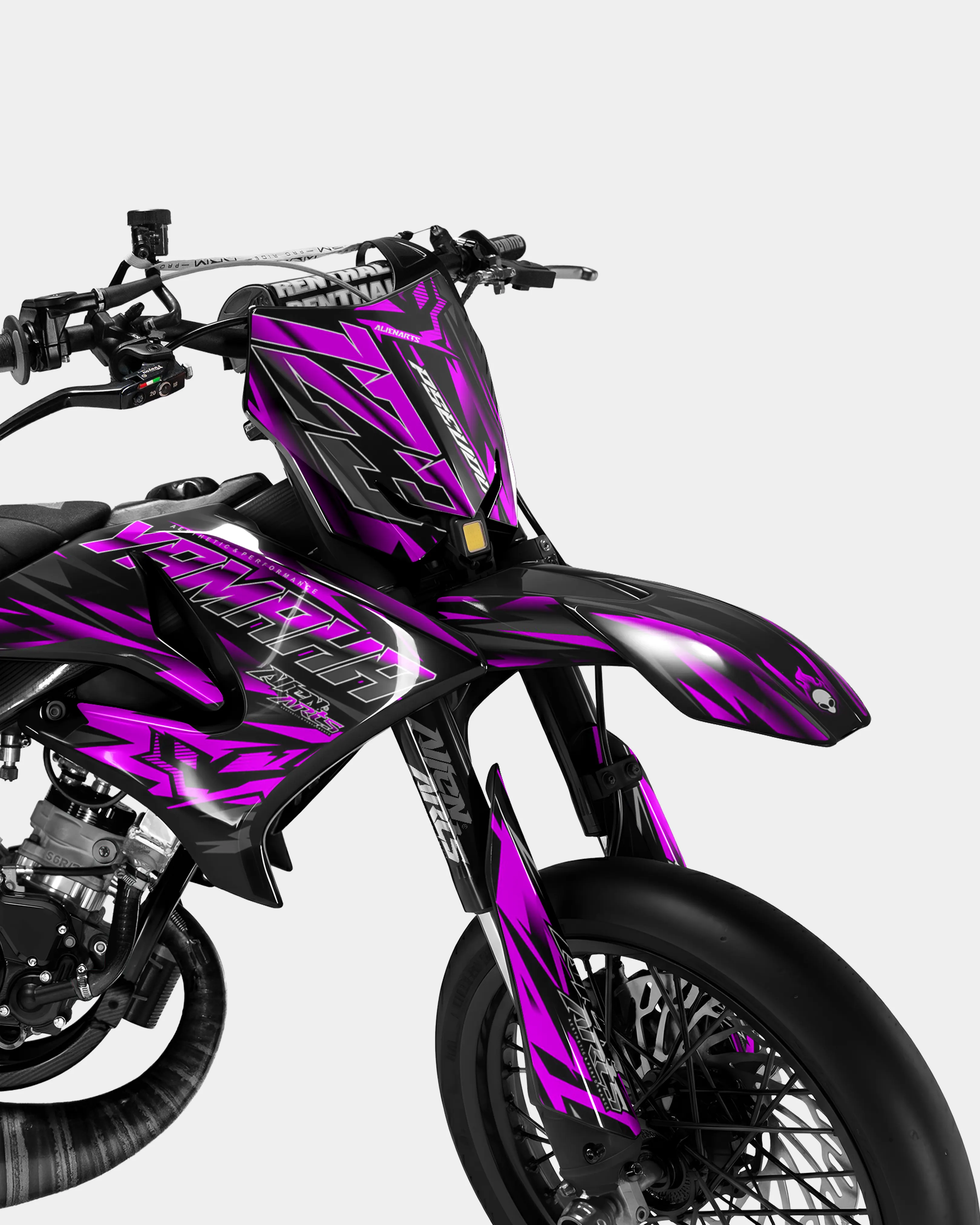 VITRA - Kit deco YAMAHA DT 50cc - Rose - Image 2
